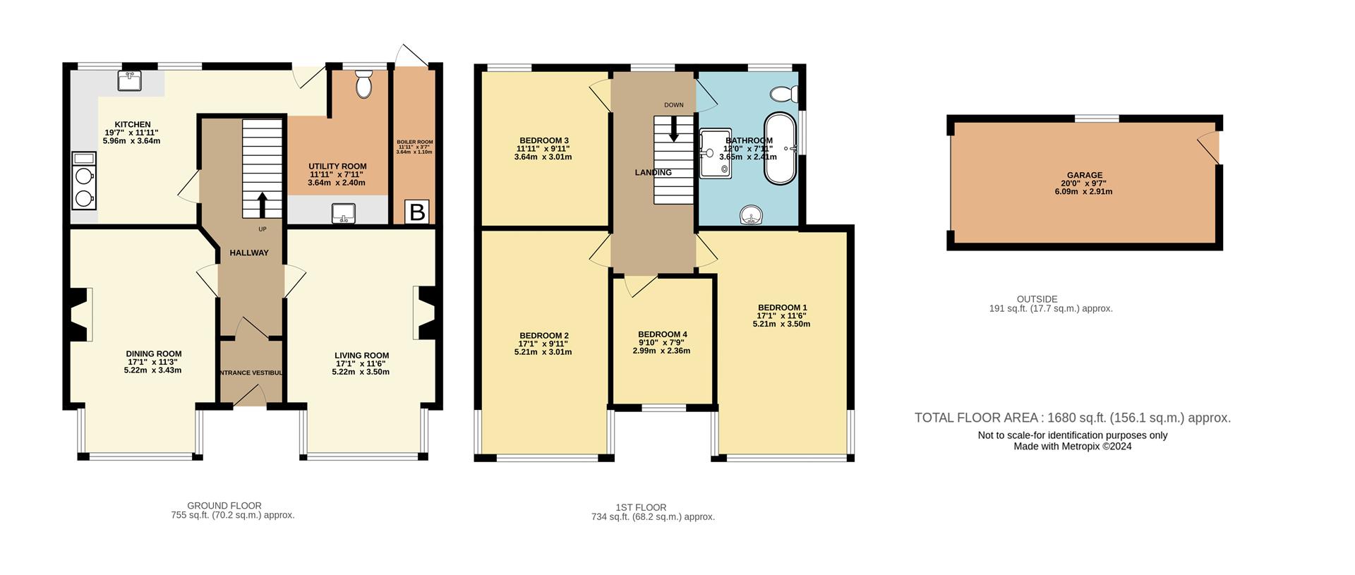 Floorplan - Lunna, Fistard Road, Port St. Mary, Isle Of Man, Port St Mary. - Plan 1 of 1
