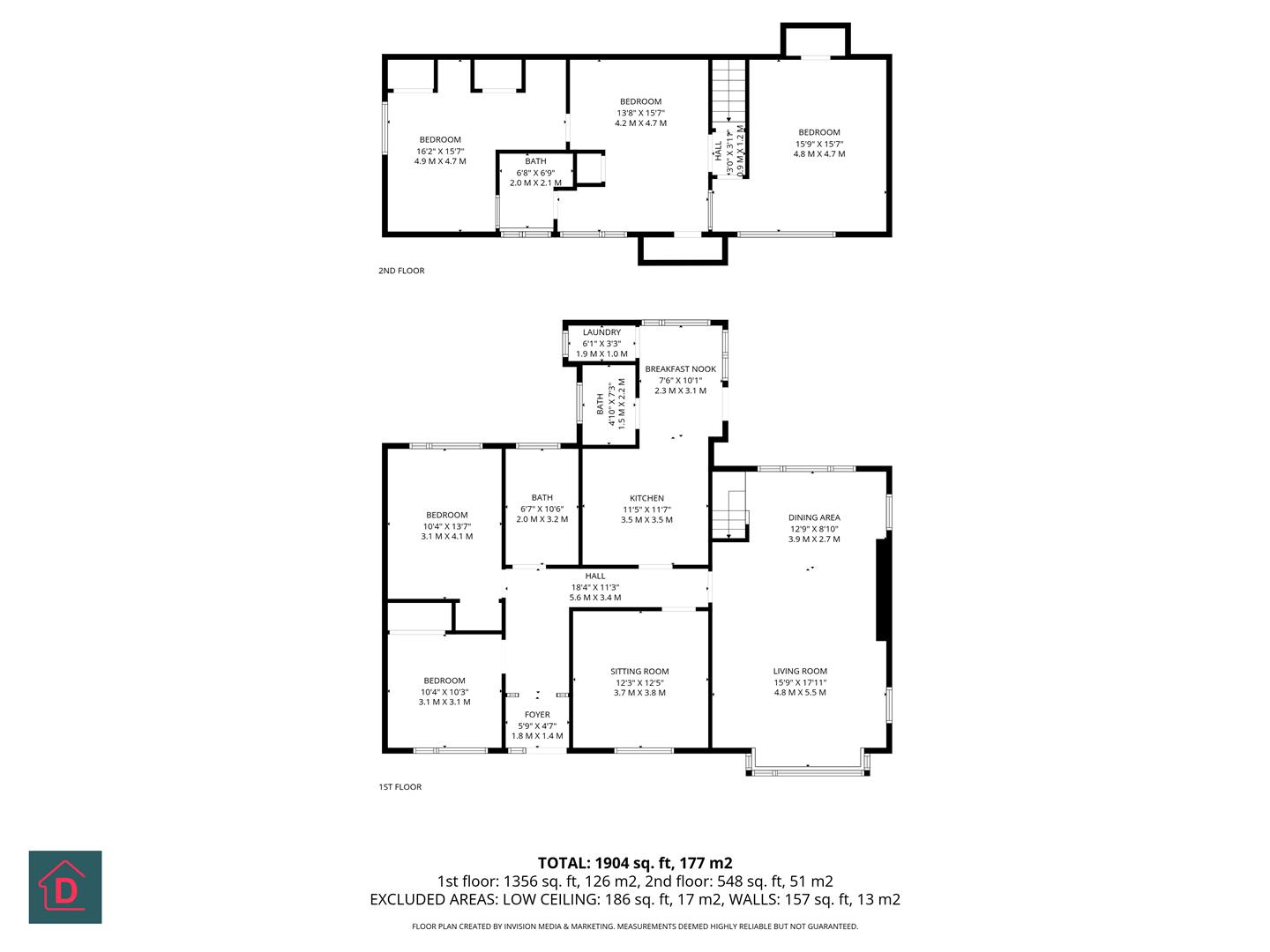 Floorplan - Erins Court, Ballagale Avenue, Port Erin, Isle of Man. - Plan 1 of 1