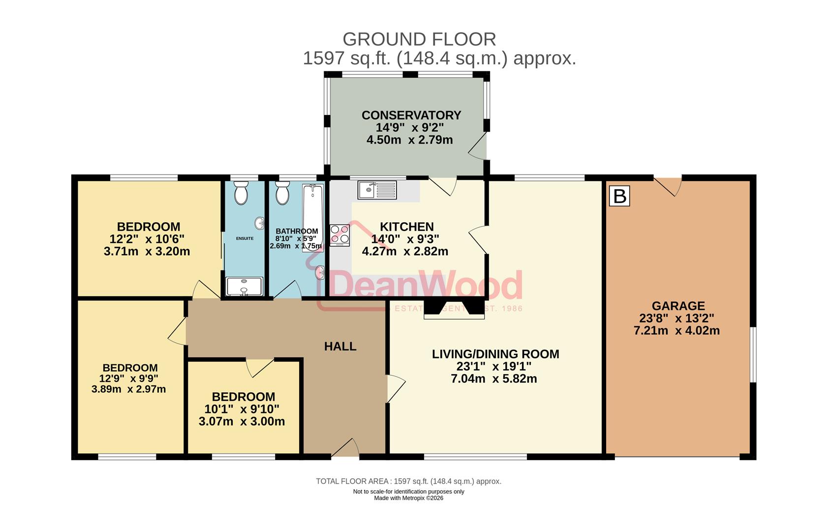 Floorplan - Poppy Fields, Kiondroghad Road, Andreas, Isle Of Man. - Plan 1 of 1