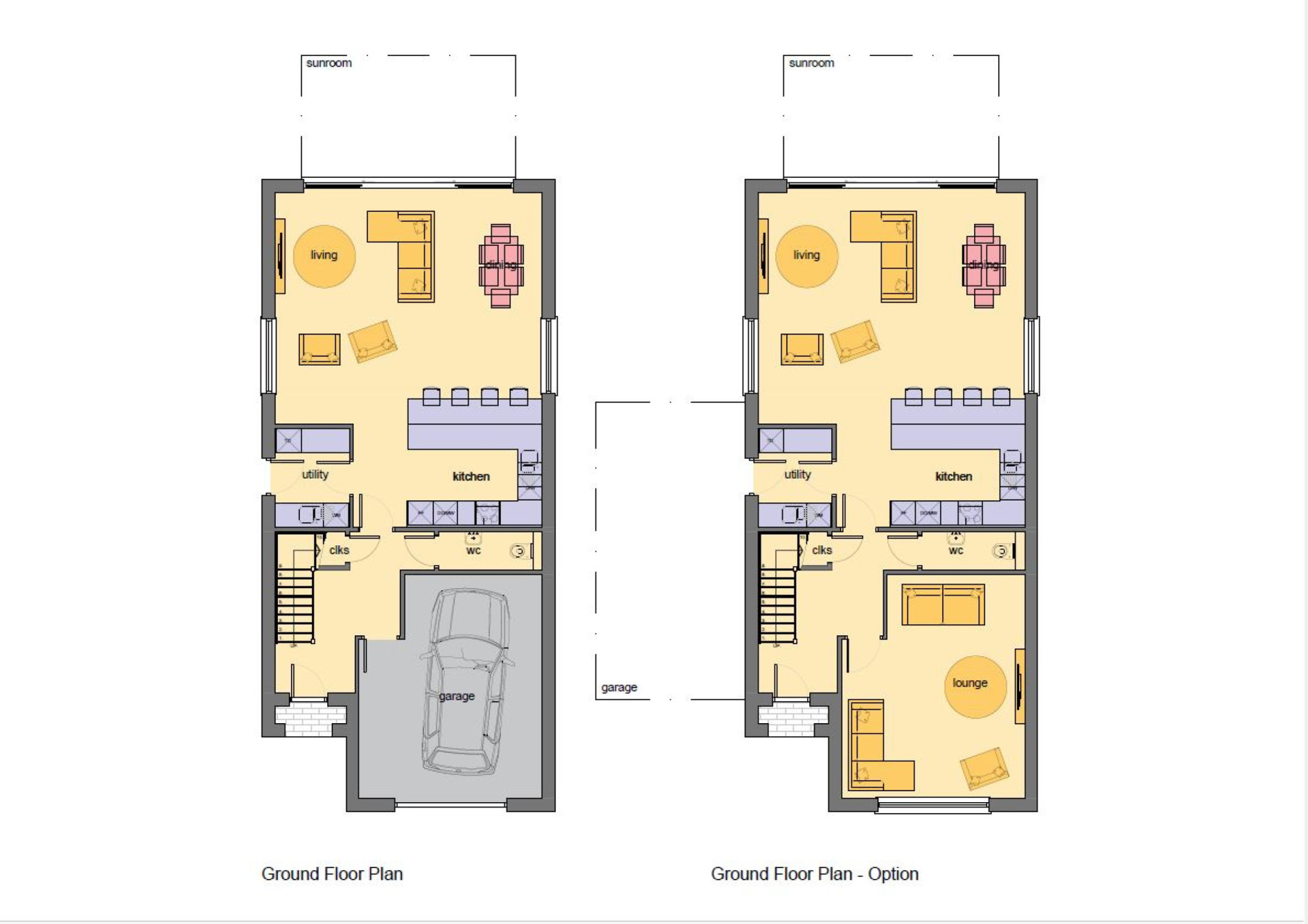 Floorplan - Plot 2 St Olaves Development, Bowring Road, Ramsey, IM8 3ES. - Plan 1 of 3