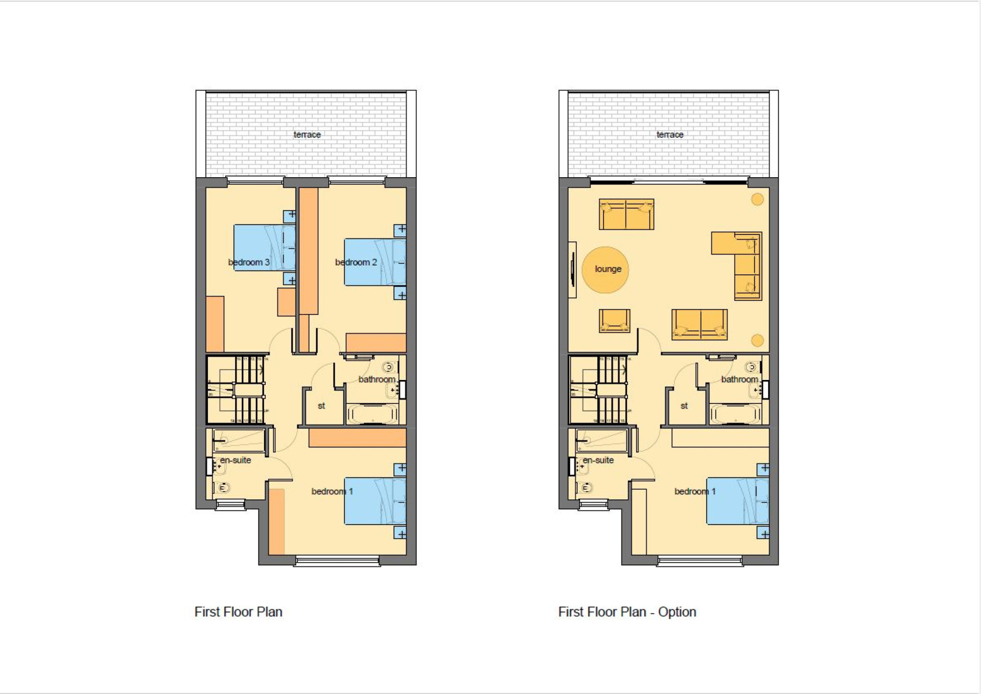 Floorplan - Plot 2 St Olaves Development, Bowring Road, Ramsey, IM8 3ES. - Plan 2 of 3