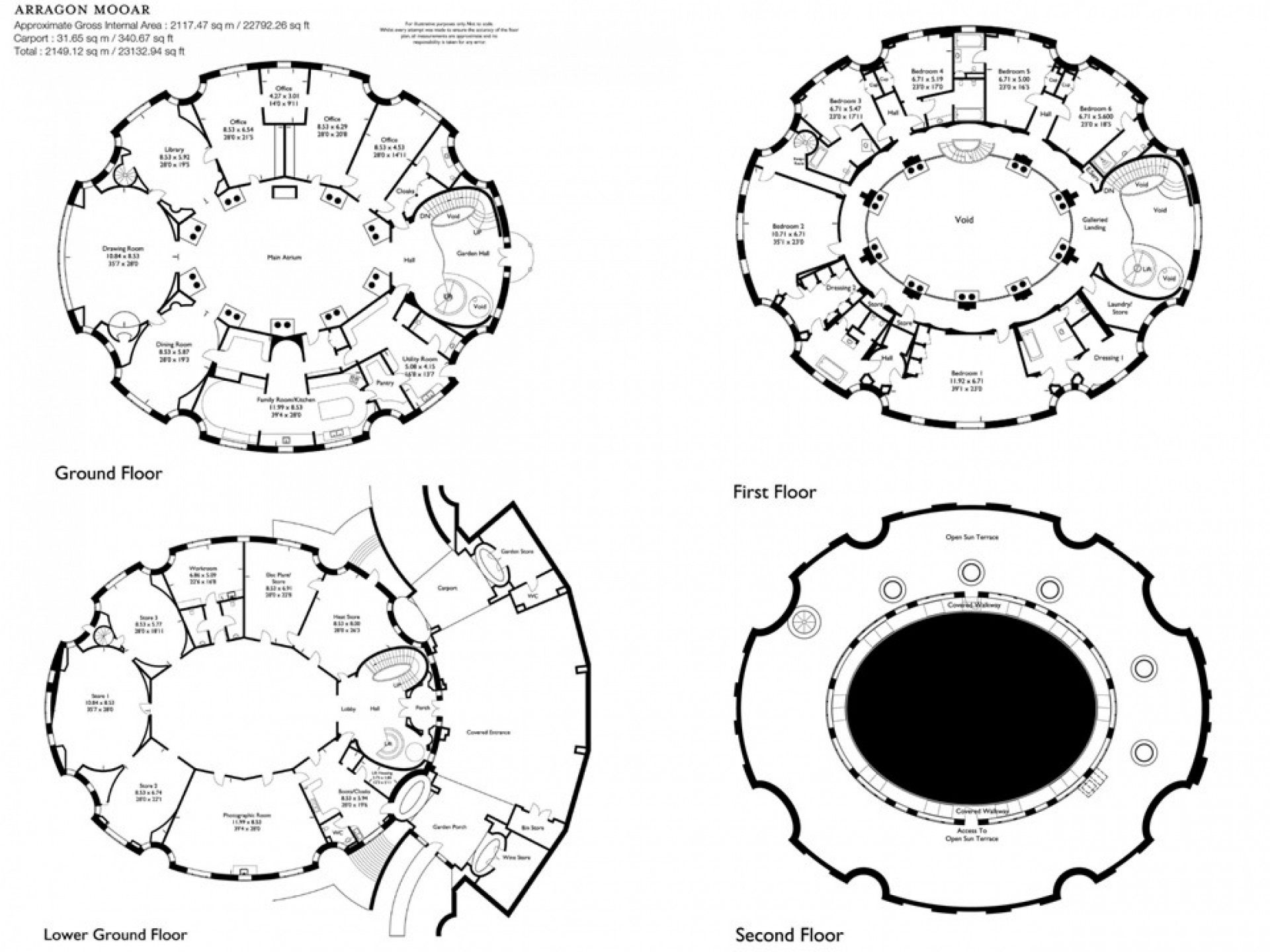 Floorplan - Arragon Mooar, Old Castletown Road, Santon, IM4 1HB. - Plan 1 of 7