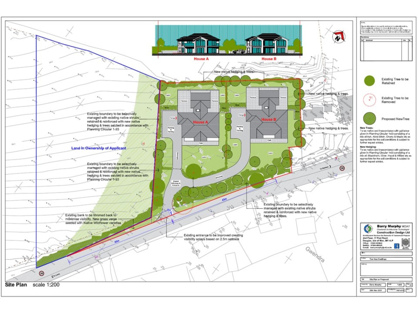 Floorplan - Plot 1 (New Build), Laxey, IM4 7PN. - Plan 2 of 2