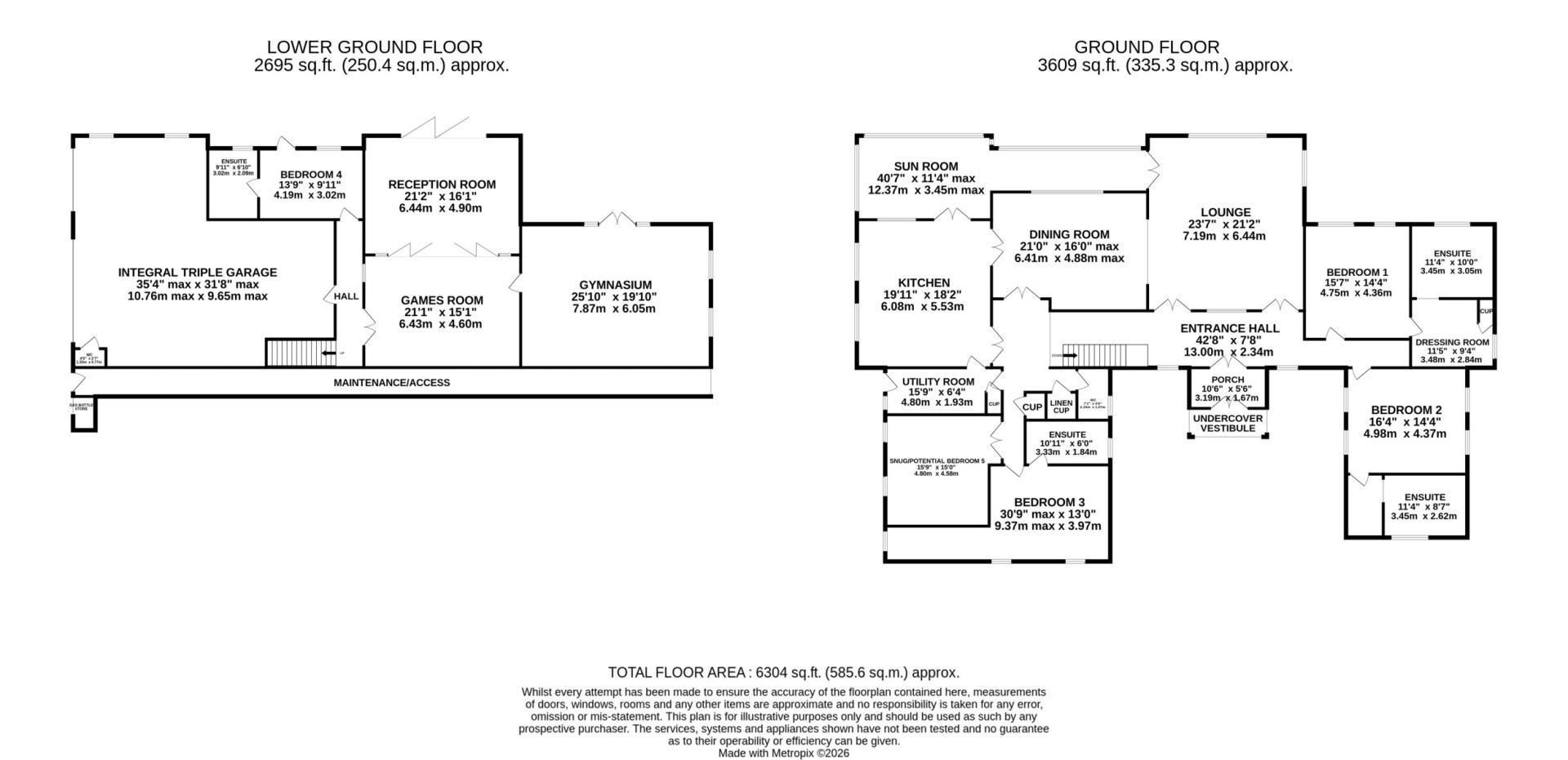 Floorplan - Thie My Chree, 10 Manor Park, Onchan, IM3 2EP. - Plan 1 of 5