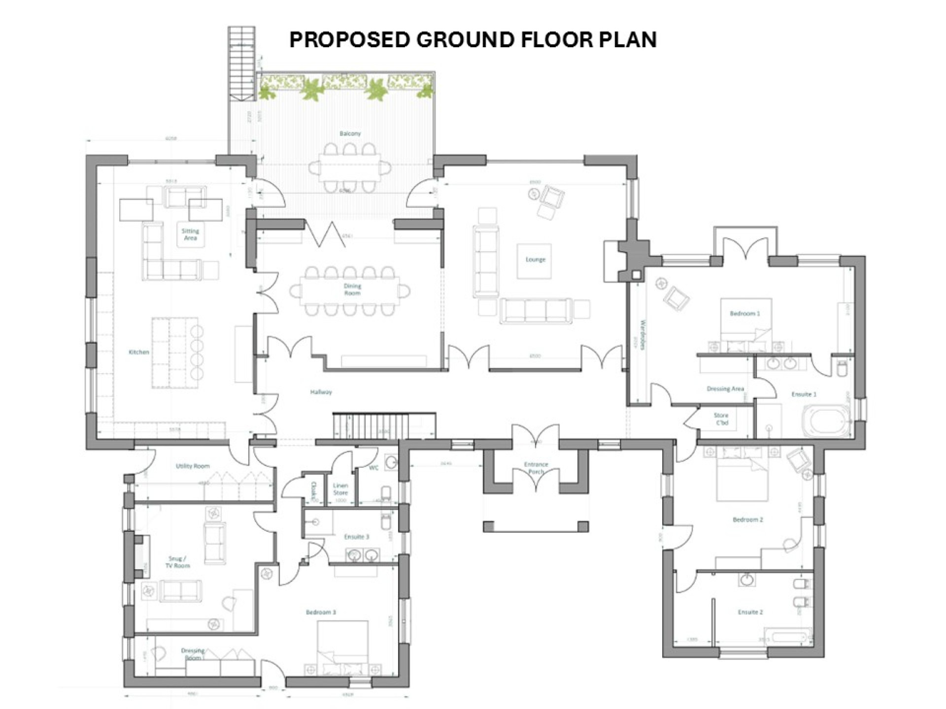 Floorplan - Thie My Chree, 10 Manor Park, Onchan, IM3 2EP. - Plan 2 of 5