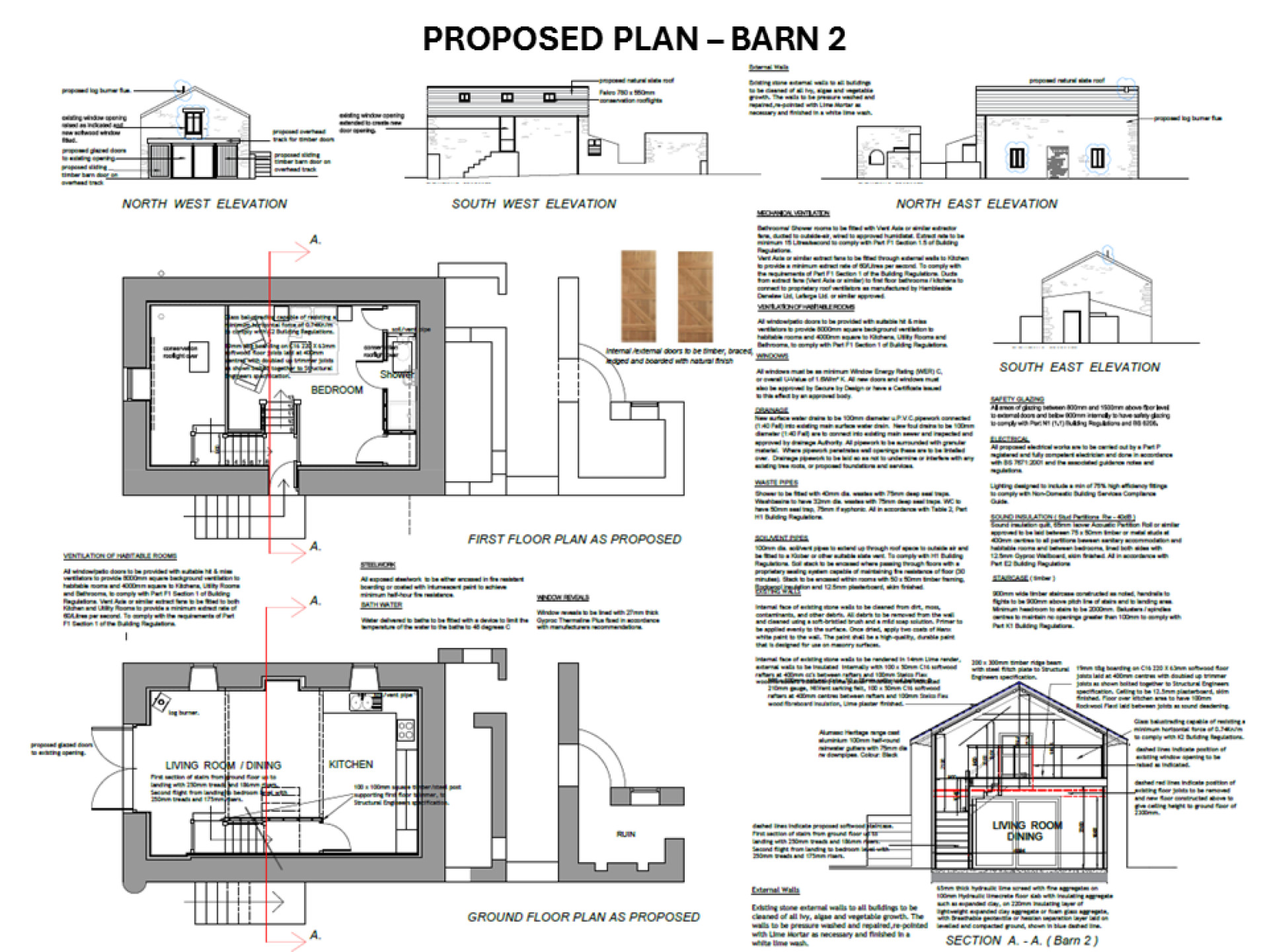 Floorplan - Outbuildings, Glen Mooar Road, St. John's, IM4 3AQ, St Johns. - Plan 6 of 7