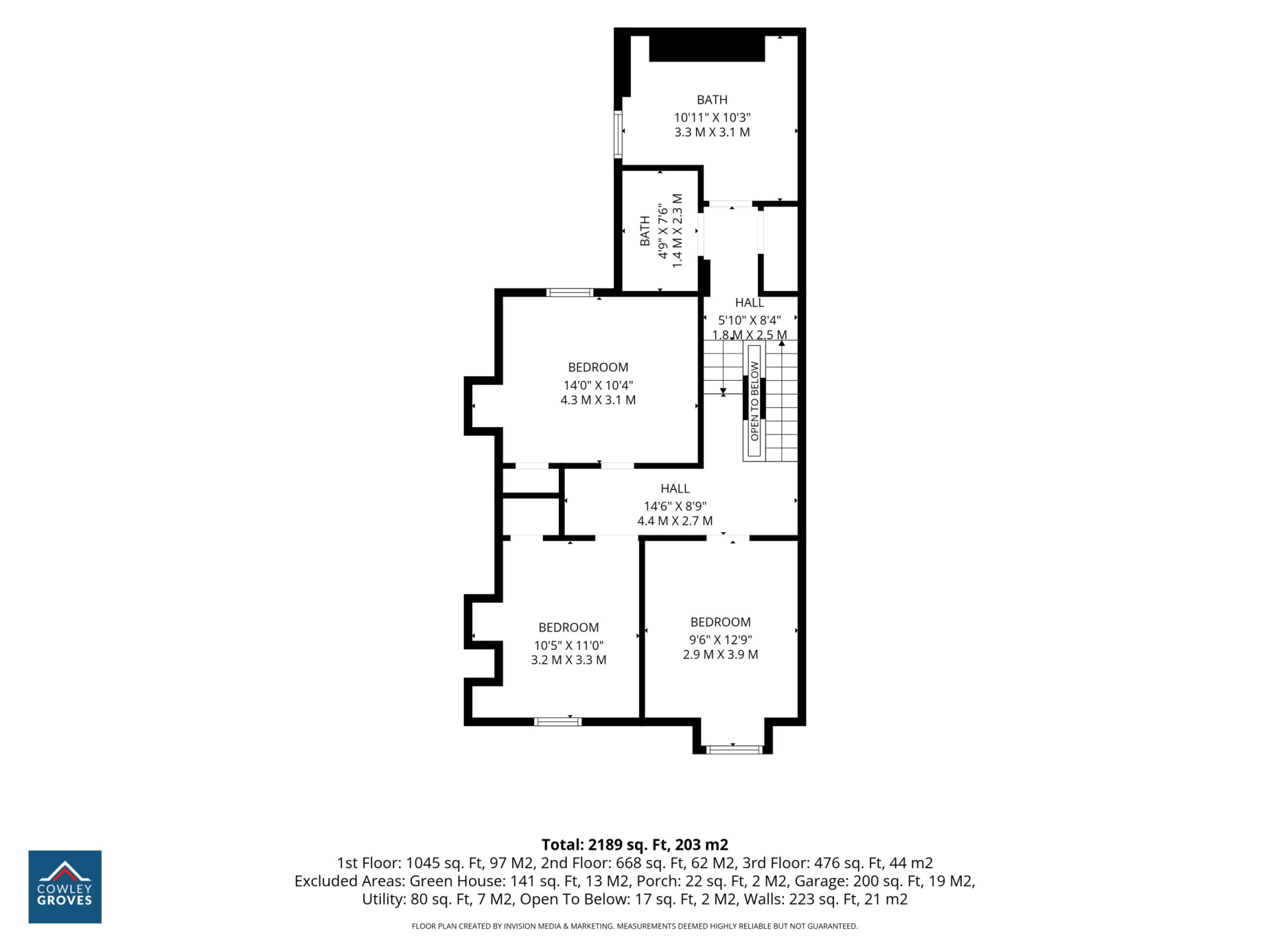 Floorplan - 1 Cambridge Terrace, Douglas, IM1 3LL. - Plan 3 of 4