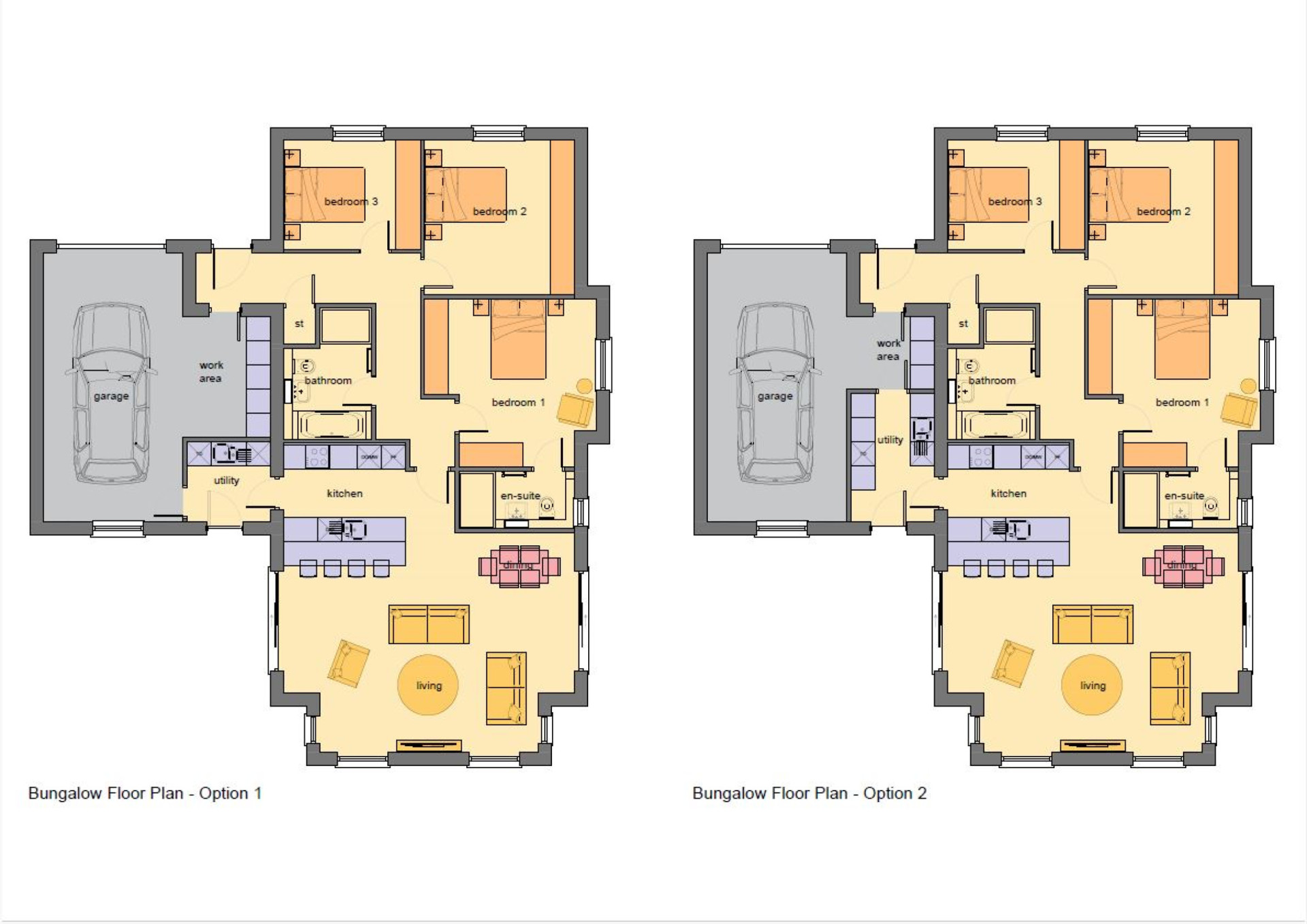 Floorplan - Plot 4 St Olaves Development, Bowring Road, Ramsey, IM8 3ES. - Plan 1 of 1
