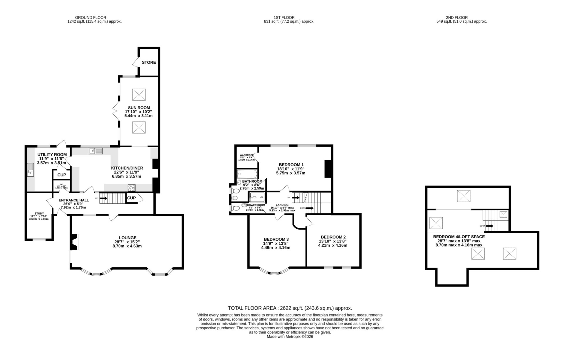 Floorplan - 41 Selborne Drive, Douglas, IM2 3NJ. - Plan 1 of 1