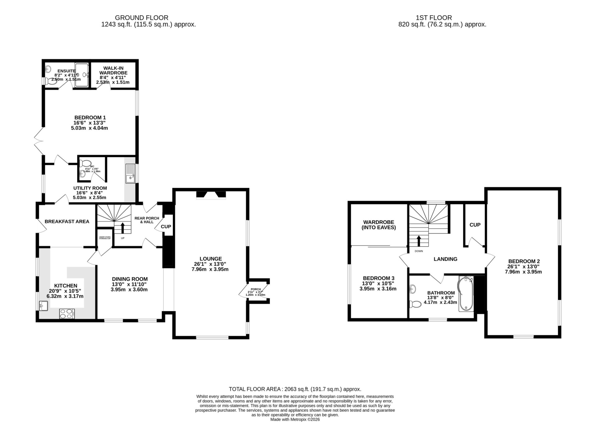 Floorplan - Mount Murray Lodge, Mount Murray, Douglas, IM4 1JE. - Plan 1 of 1