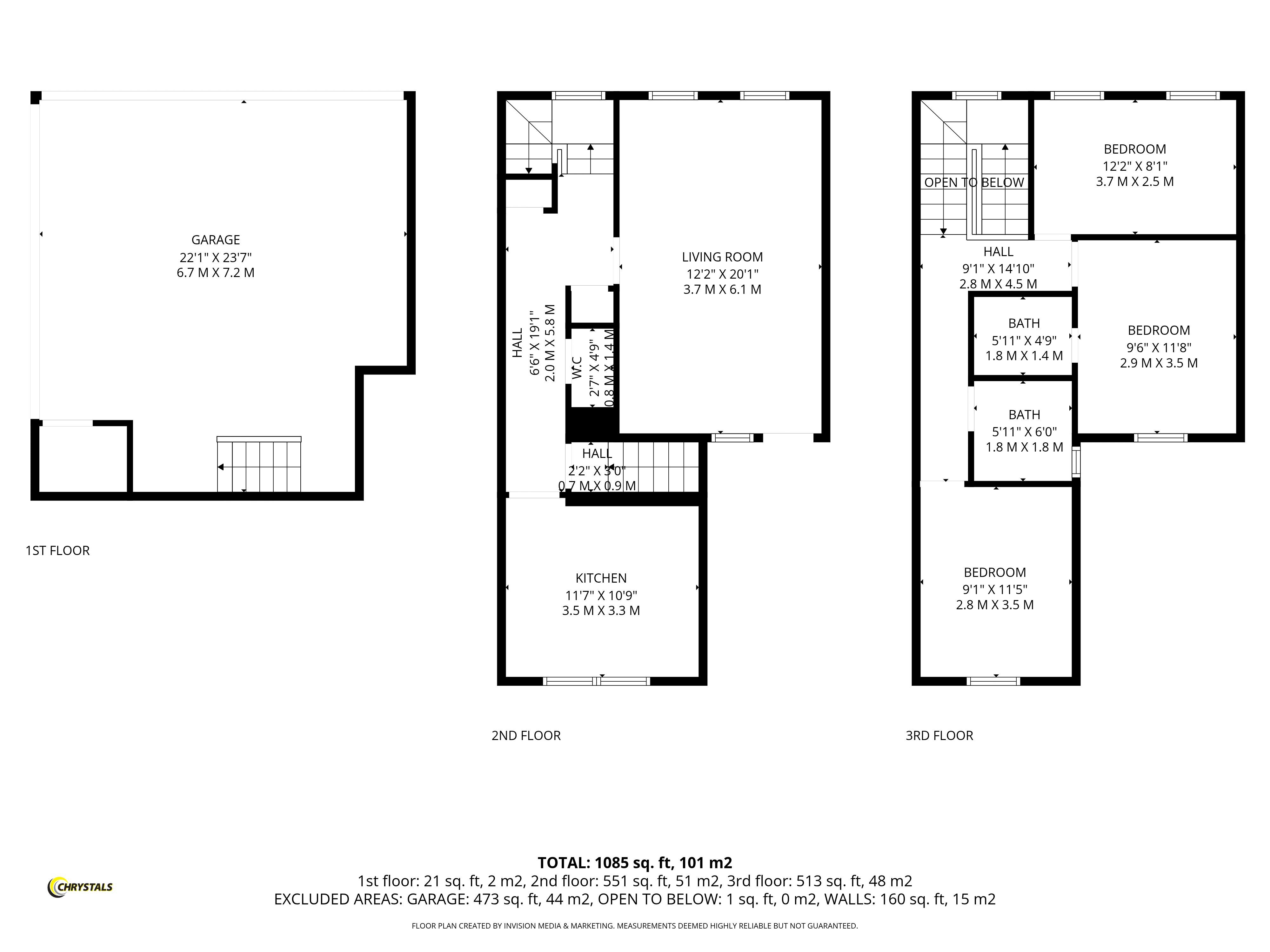 Floorplan - 1 Kingfisher View, Old Castletown Road, Douglas IM1 5AW. - Plan 1 of 1