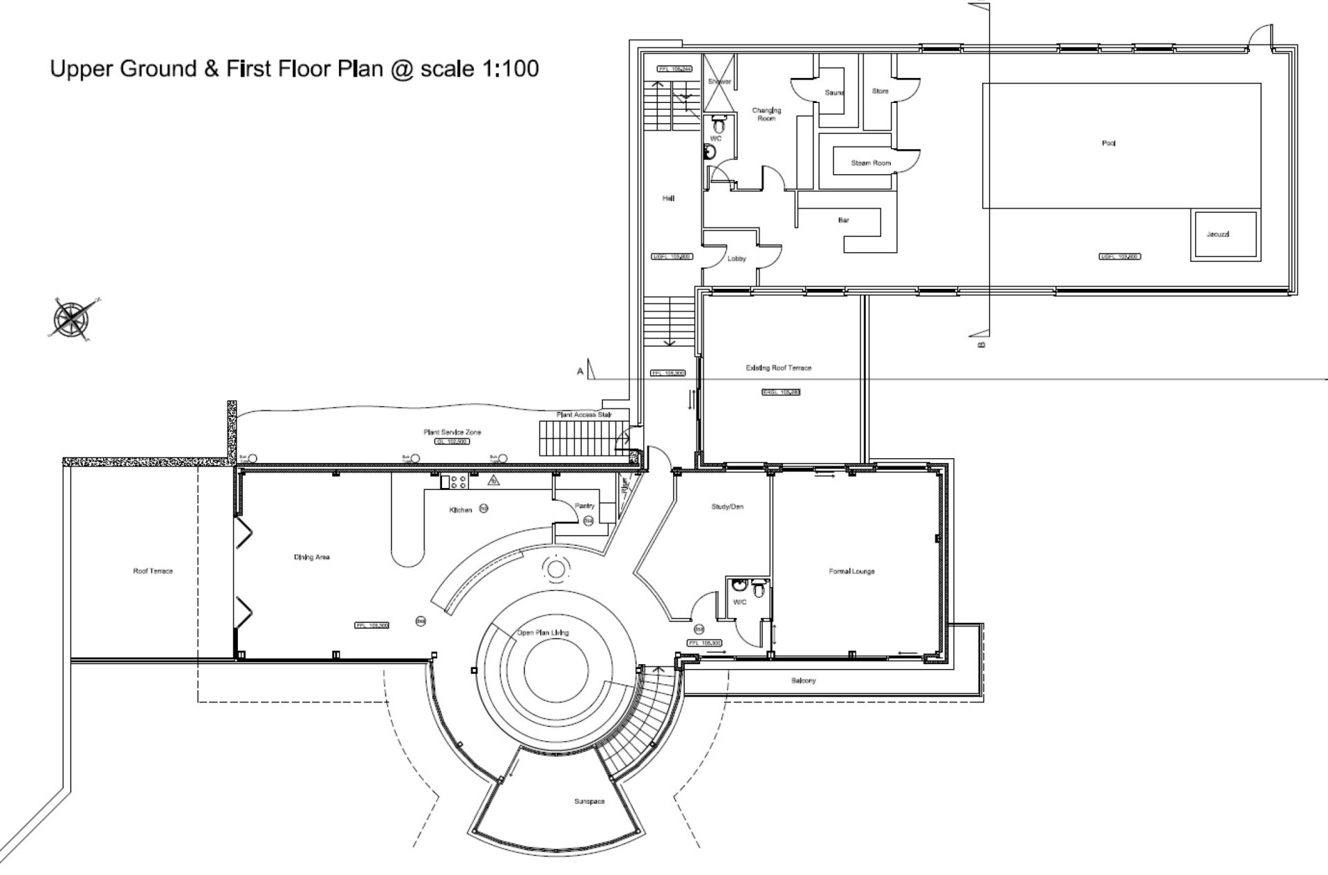 Floorplan - Barroose Eco House, Barroose Road, Baldrine, IM4 6AR. - Plan 3 of 5