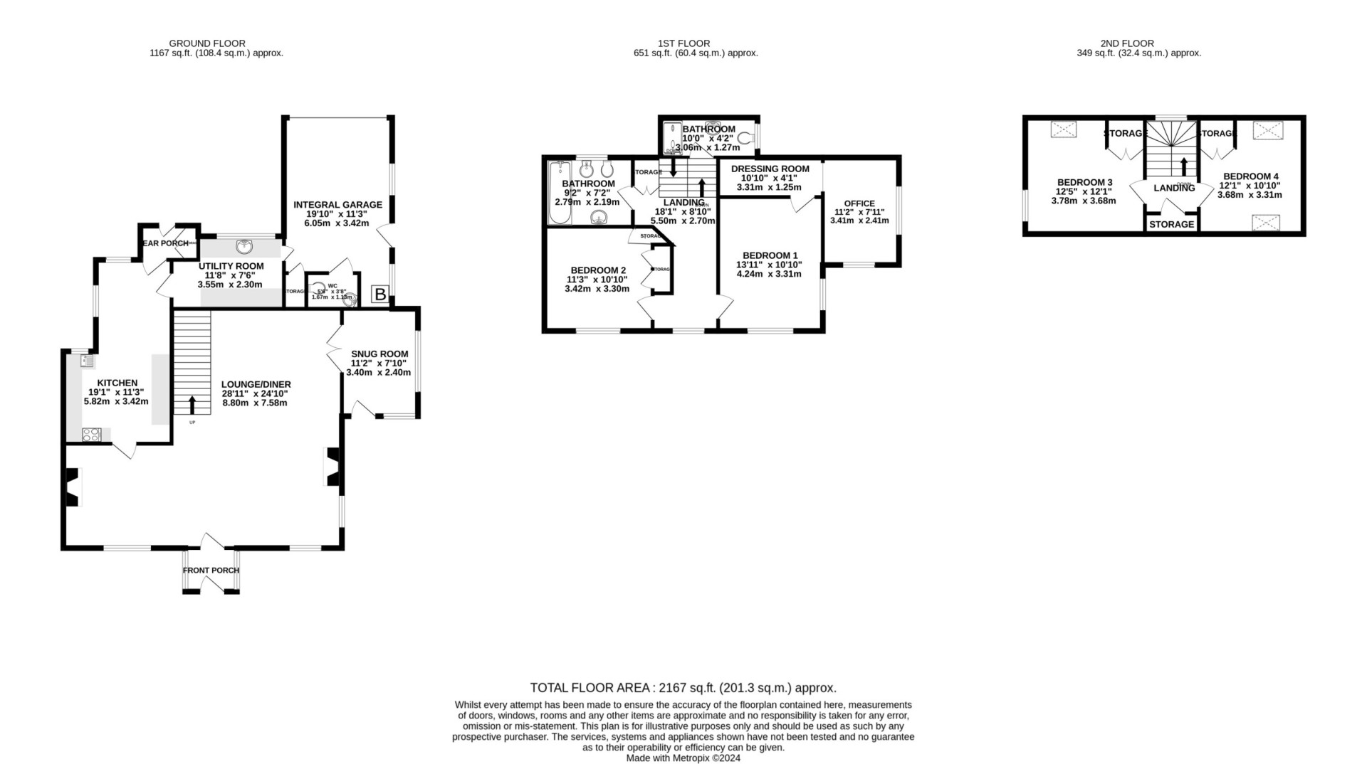 Floorplan - 16 Bowring Road, Ramsey, IM8 3EJ. - Plan 1 of 1
