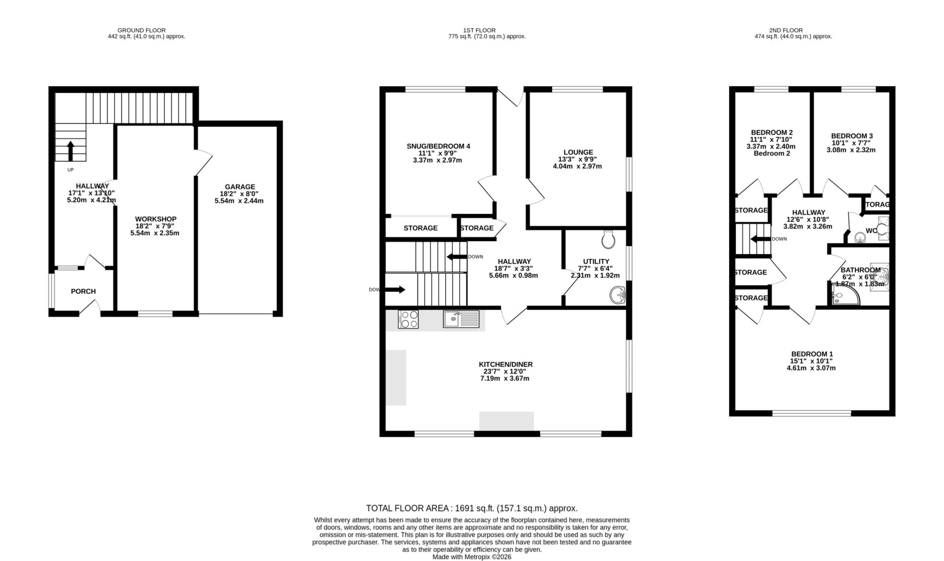 Floorplan - Wesley Manse, The Crescent, Ramsey, IM8 2JN. - Plan 1 of 1