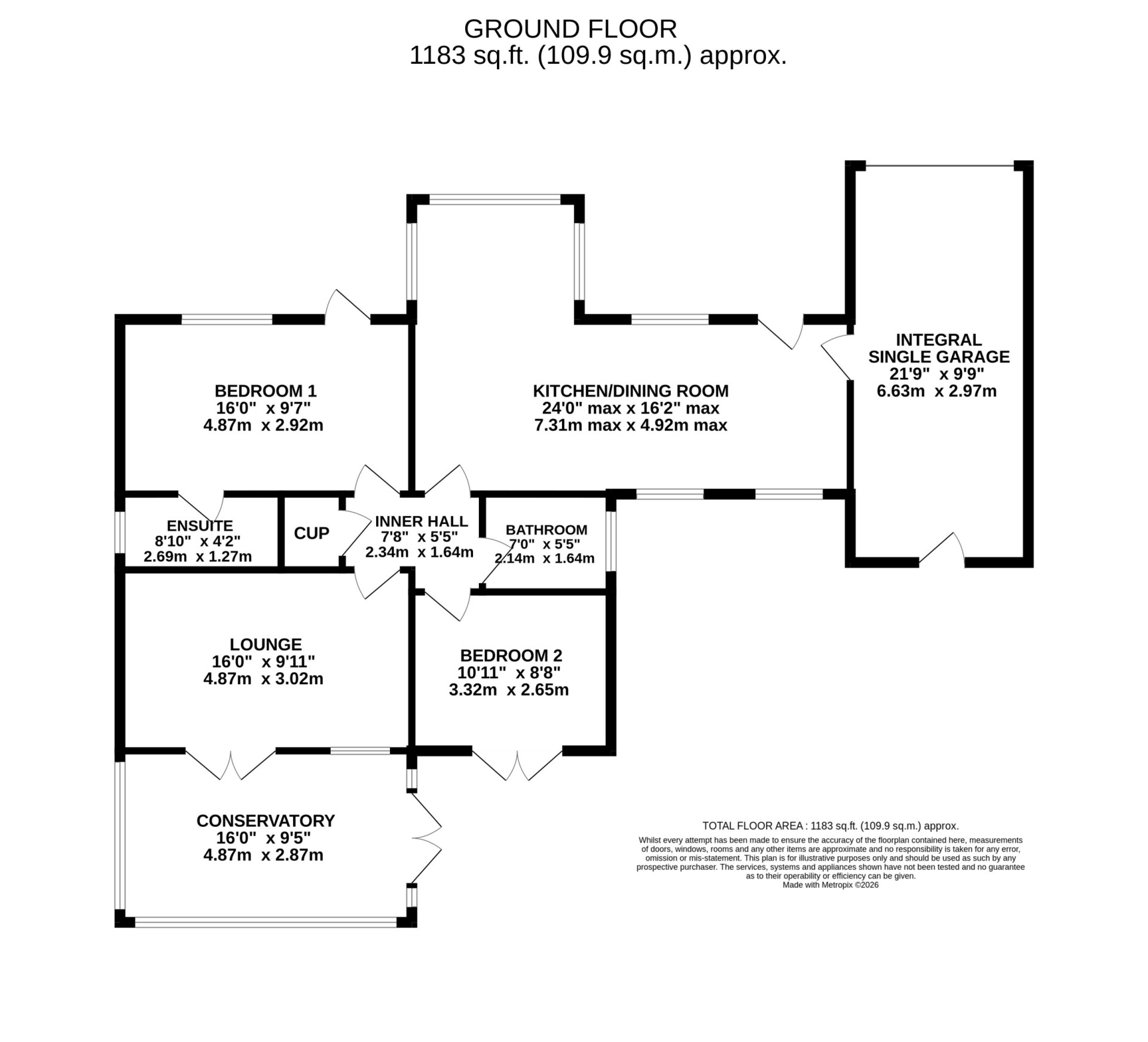 Floorplan - Richmond, Baldrine Road, Baldrine, IM4 6EB. - Plan 1 of 1