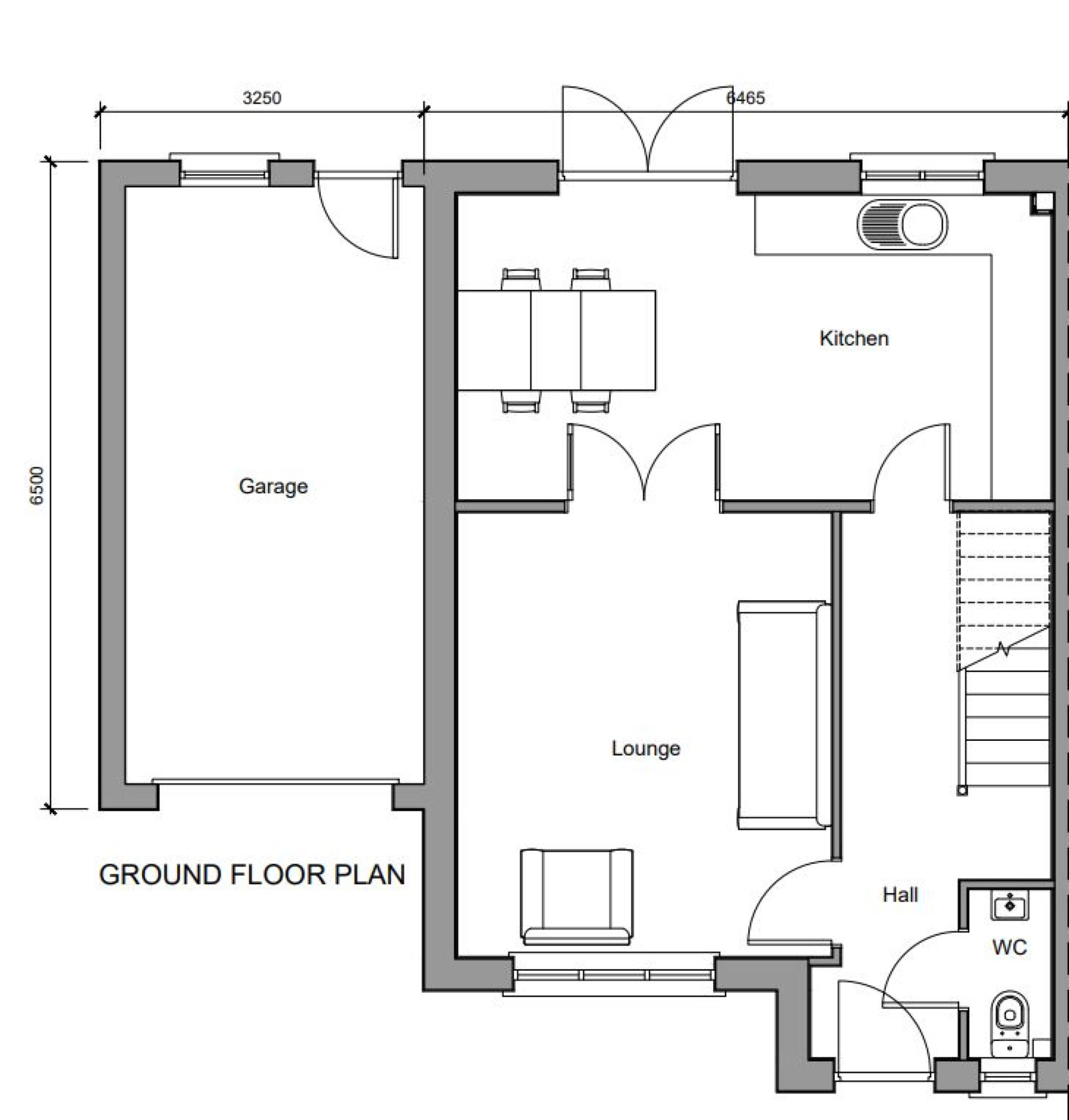 Floorplan - Plot 25 Oatlands, Oatlands Road, Andreas, IM7 4ER. - Plan 1 of 2