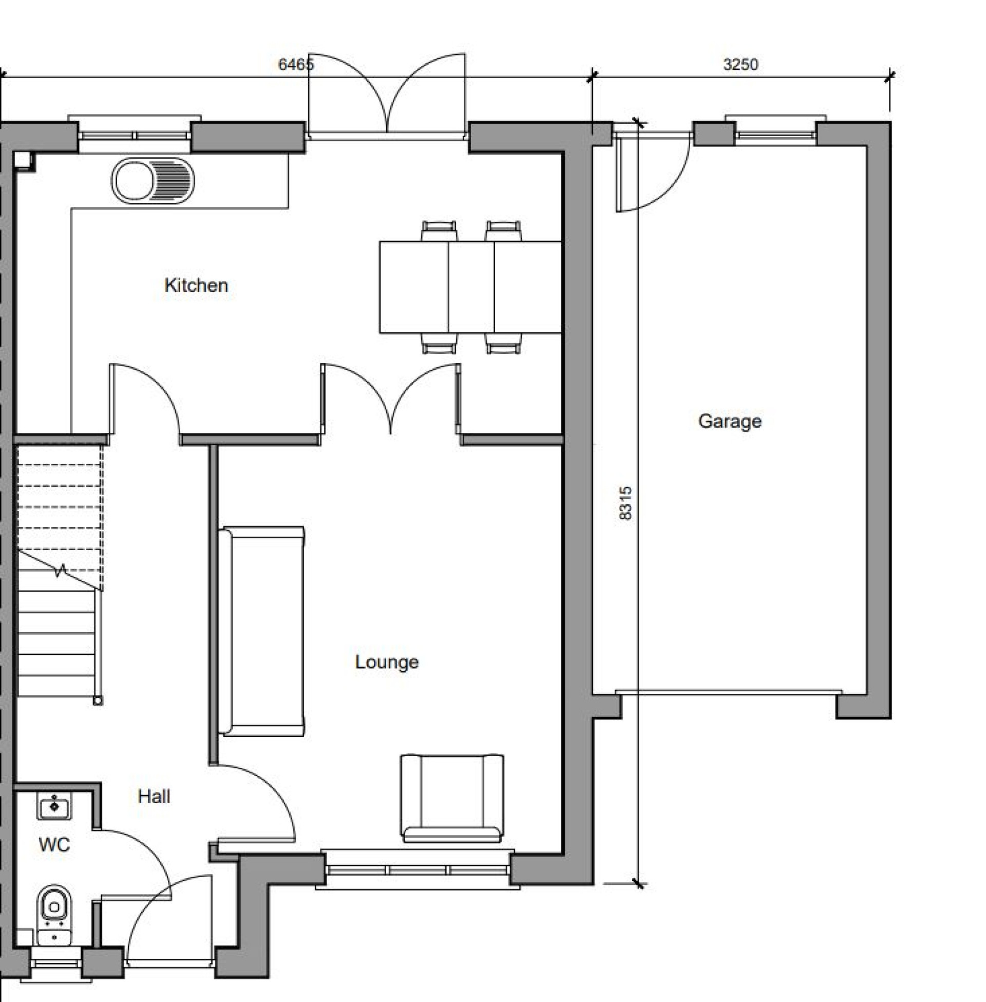 Floorplan - Plot 26 Oatlands, Oatlands Road, Andreas, IM7 4ER. - Plan 1 of 1