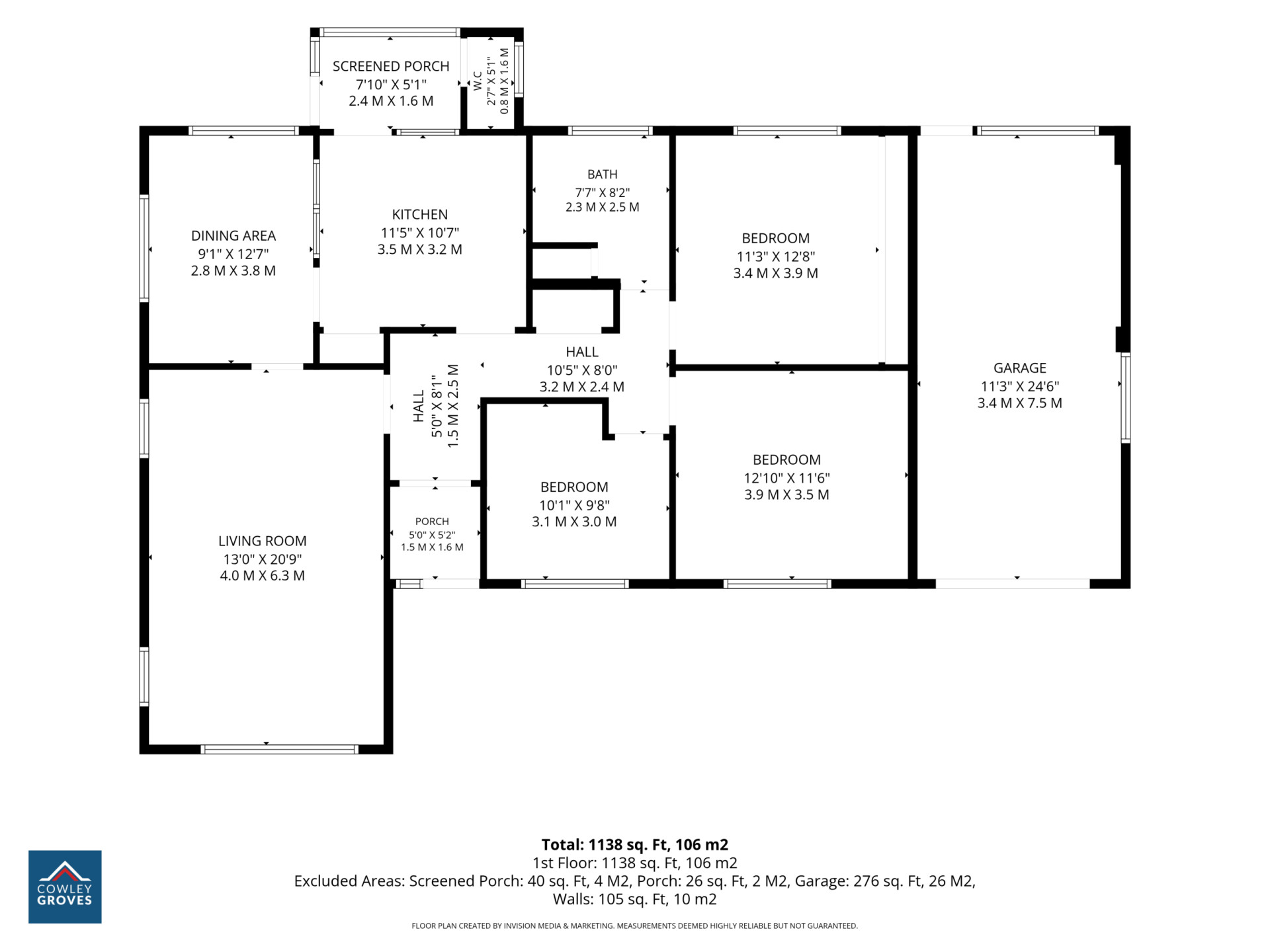 Floorplan - 40/41 Ballacriy Park, Colby, IM9 4LU. - Plan 1 of 1
