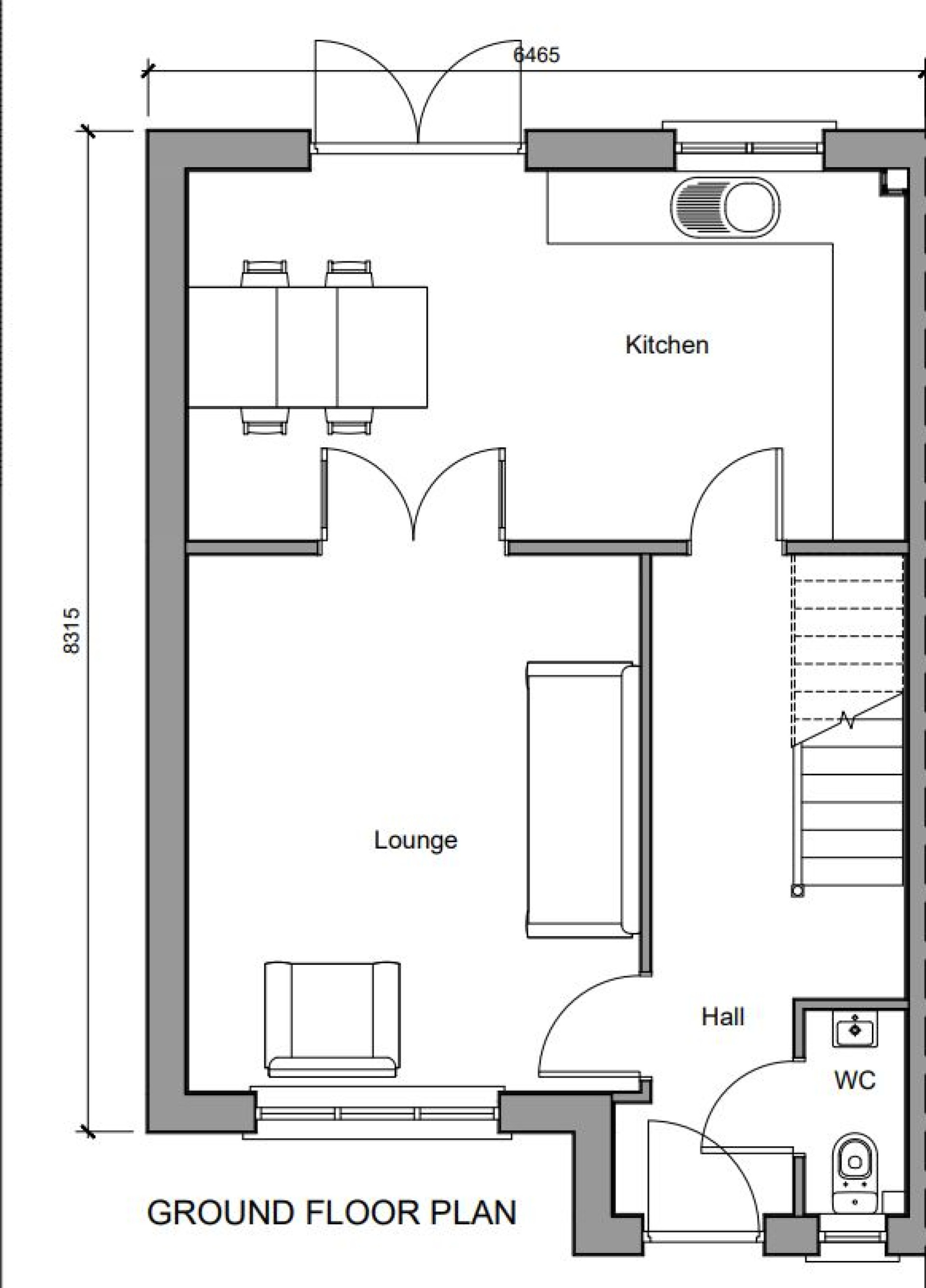 Floorplan - Plot 1 Oatlands, Oatlands Road, Andreas, IM7 4ER. - Plan 1 of 2