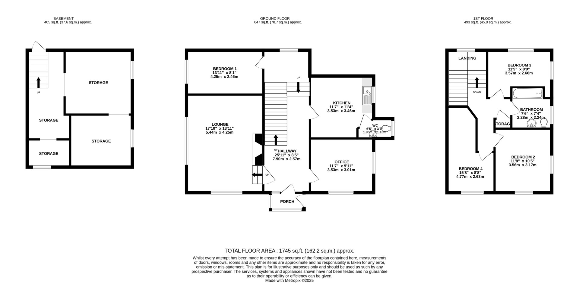 Floorplan - Ridgeway House, Gladstone Avenue, Ramsey, IM8 2LB. - Plan 1 of 1