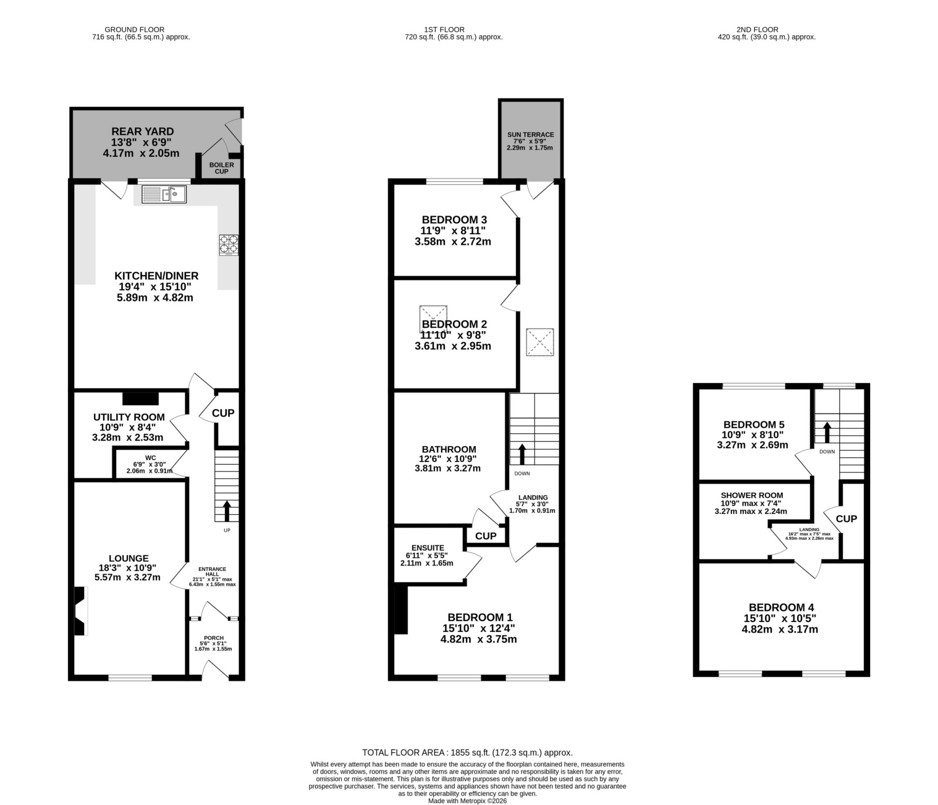 Floorplan - 28 Allan Street, Douglas, IM1 3DH. - Plan 1 of 1