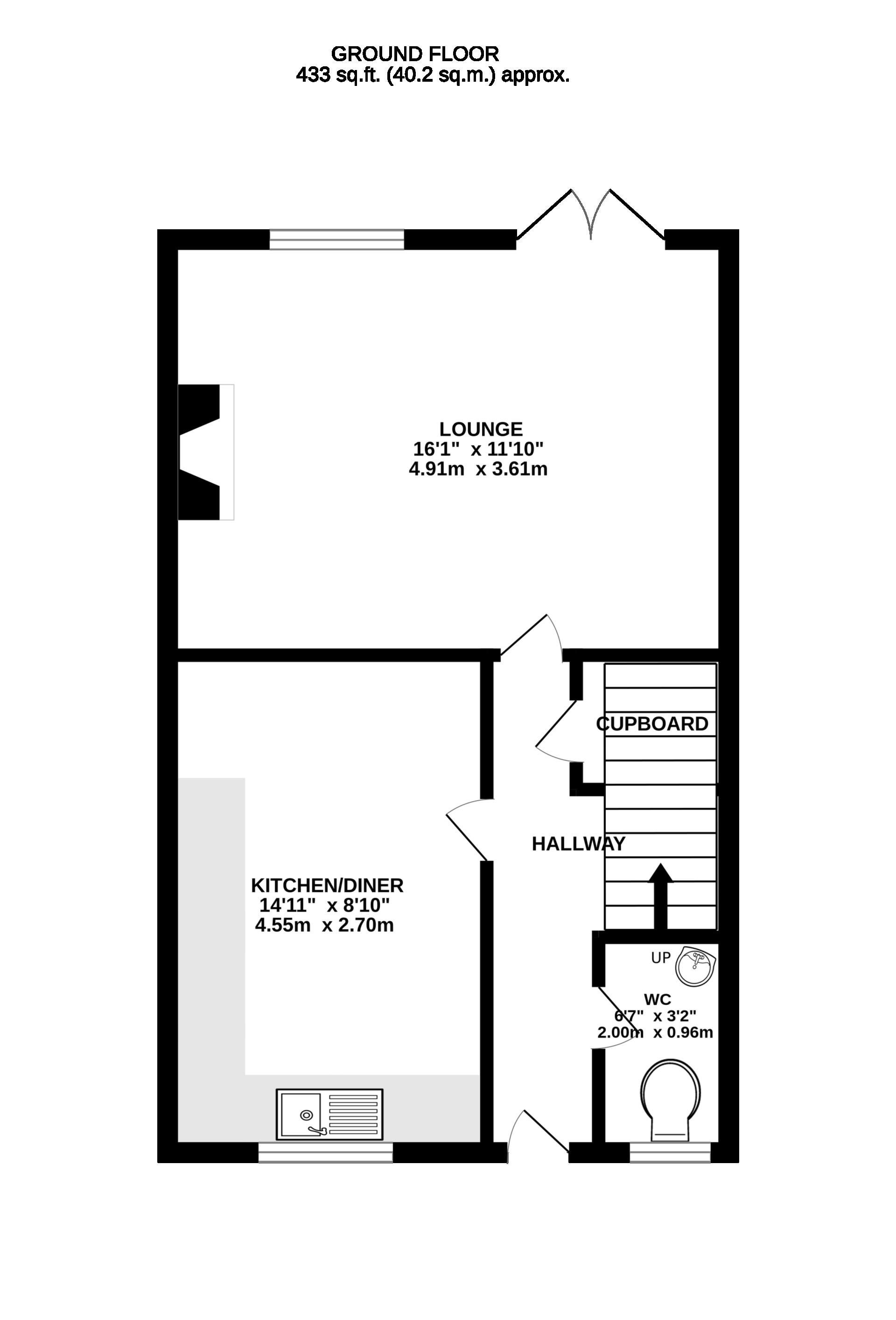 Floorplan - 19 Auldyn Walk, Ramsey, IM8 2TN. - Plan 2 of 2