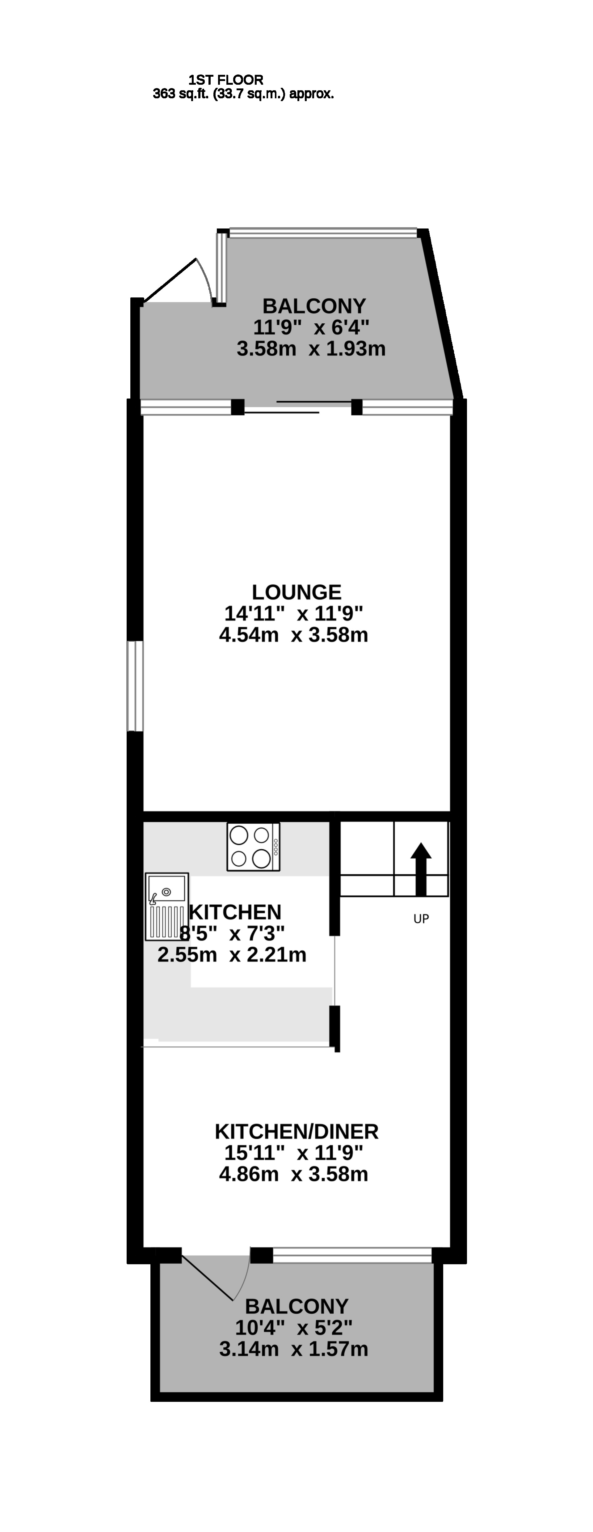Floorplan - 1 Marine Gardens, Ramsey, IM8 1EN. - Plan 2 of 4