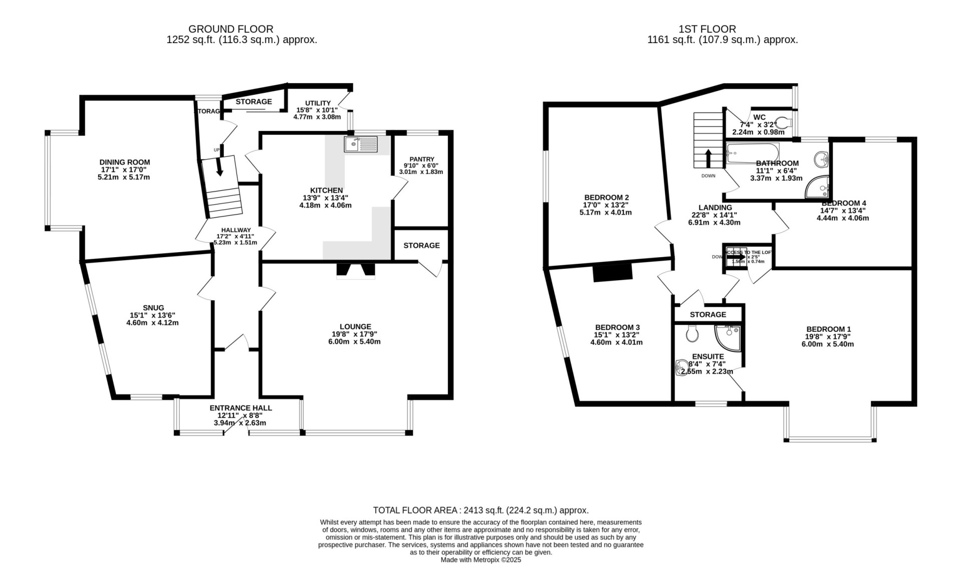 Floorplan - The Poplars, Bircham Avenue, Ramsey, IM8 2LZ. - Plan 1 of 1