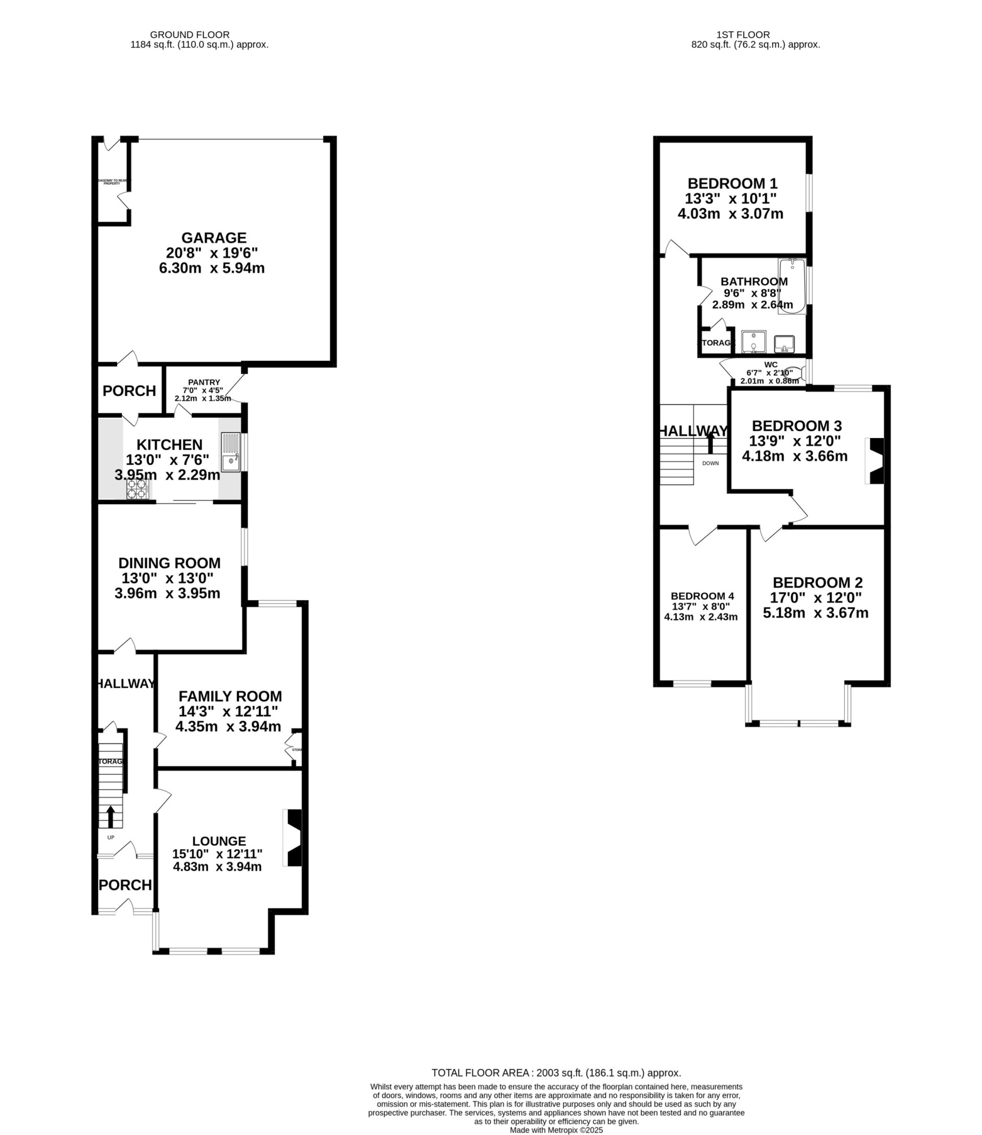 Floorplan - Seaholme, Queens Pier Road, Ramsey, IM8 2HP. - Plan 1 of 1