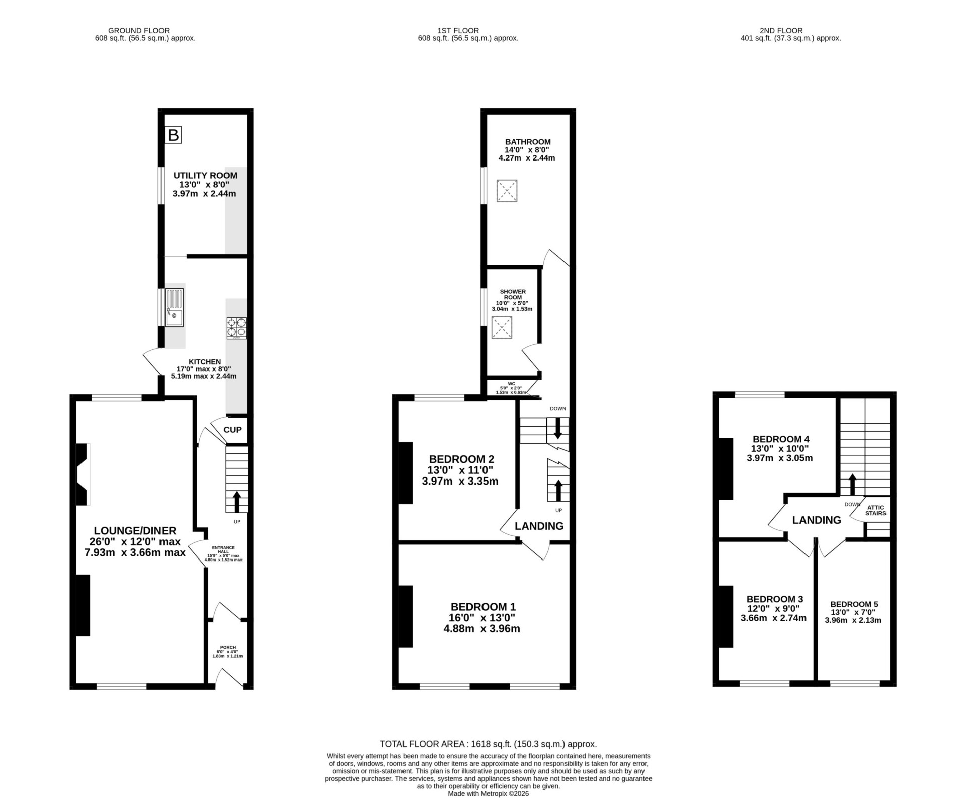 Floorplan - 23 Mona Street, Douglas, IM1 2QE. - Plan 1 of 1
