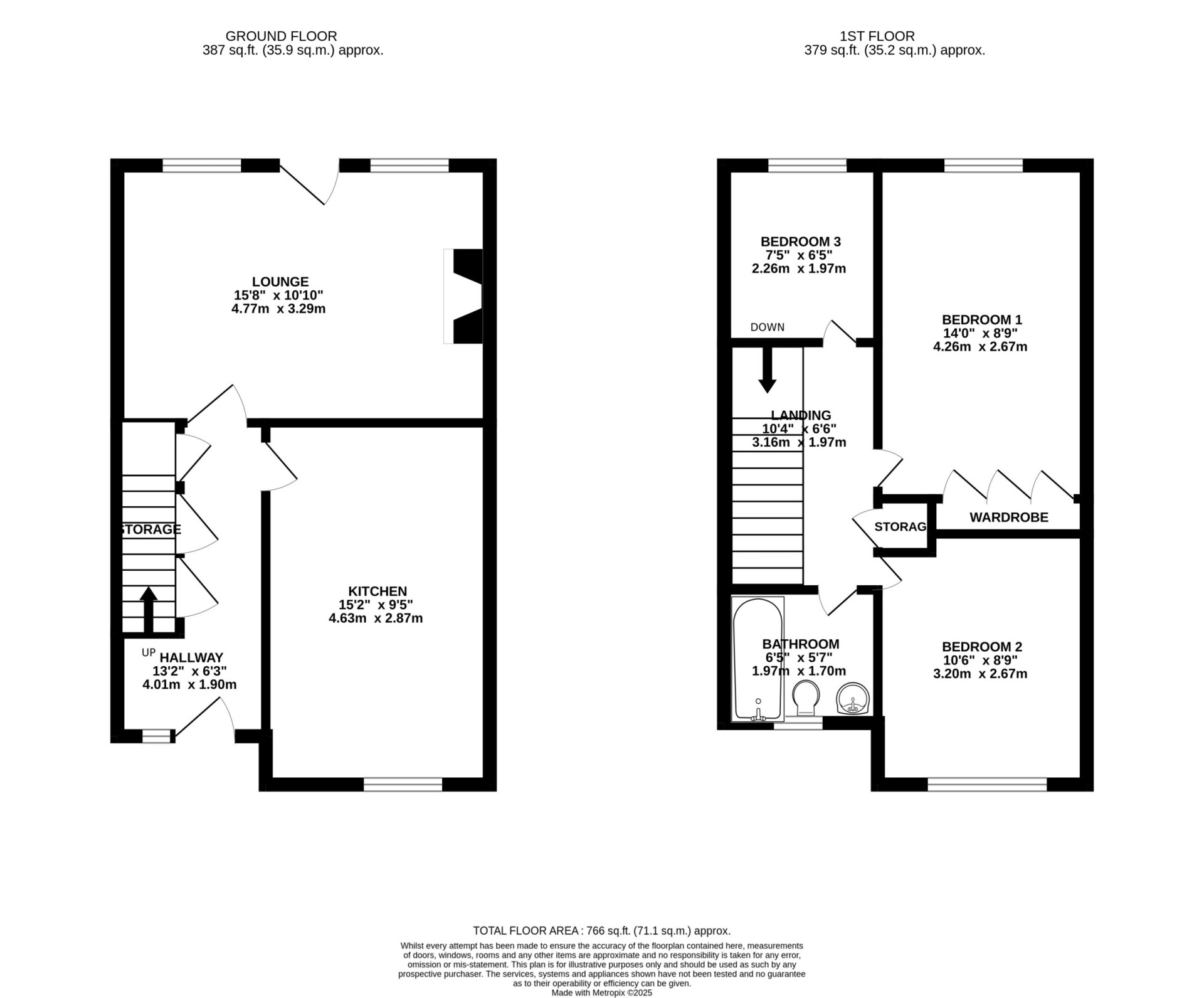 Floorplan - 10 Swales Terrace, Ramsey, IM8 2HA. - Plan 1 of 1