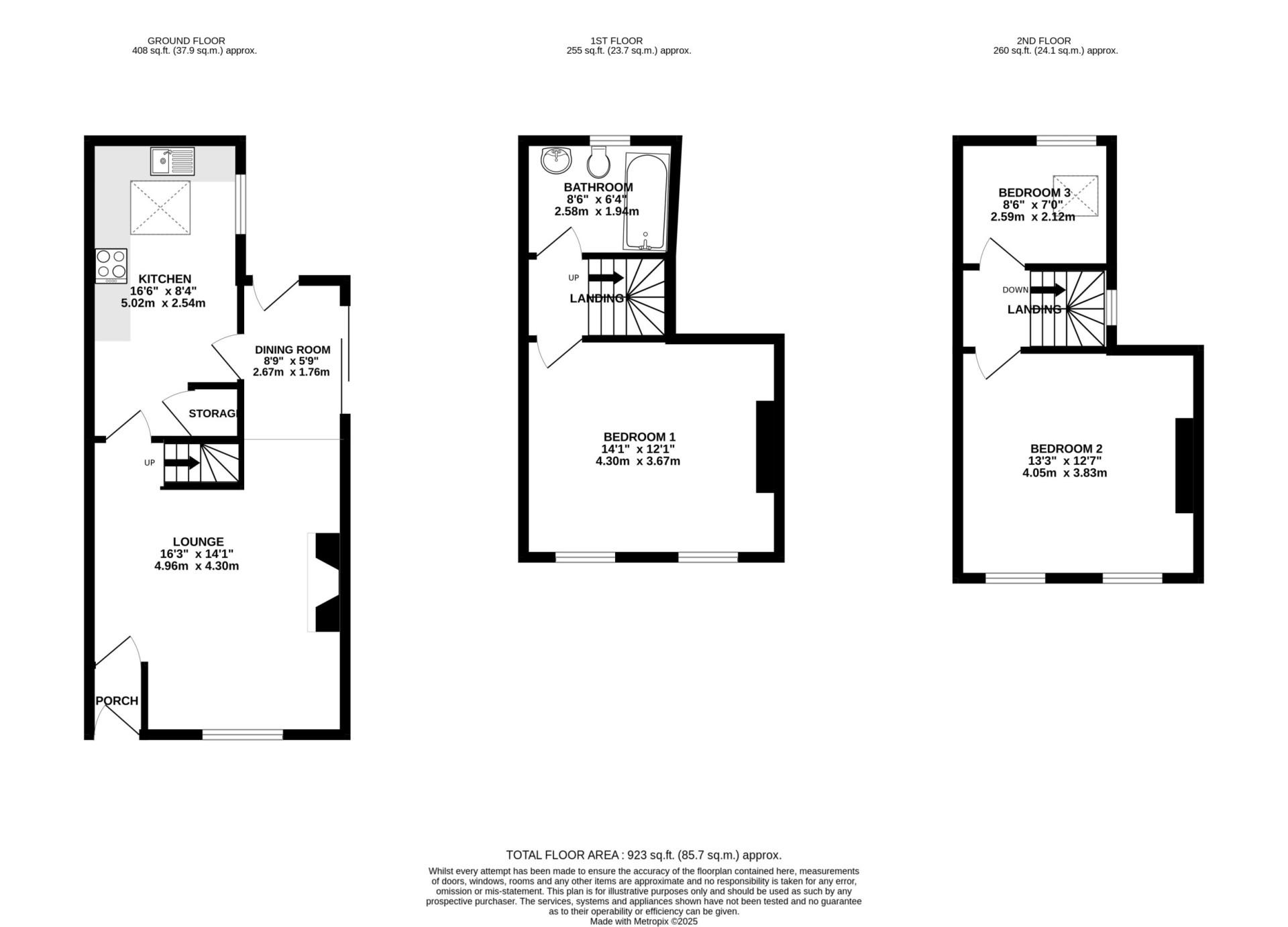 Floorplan - 3 College Street, Ramsey, IM8 1JN. - Plan 1 of 1