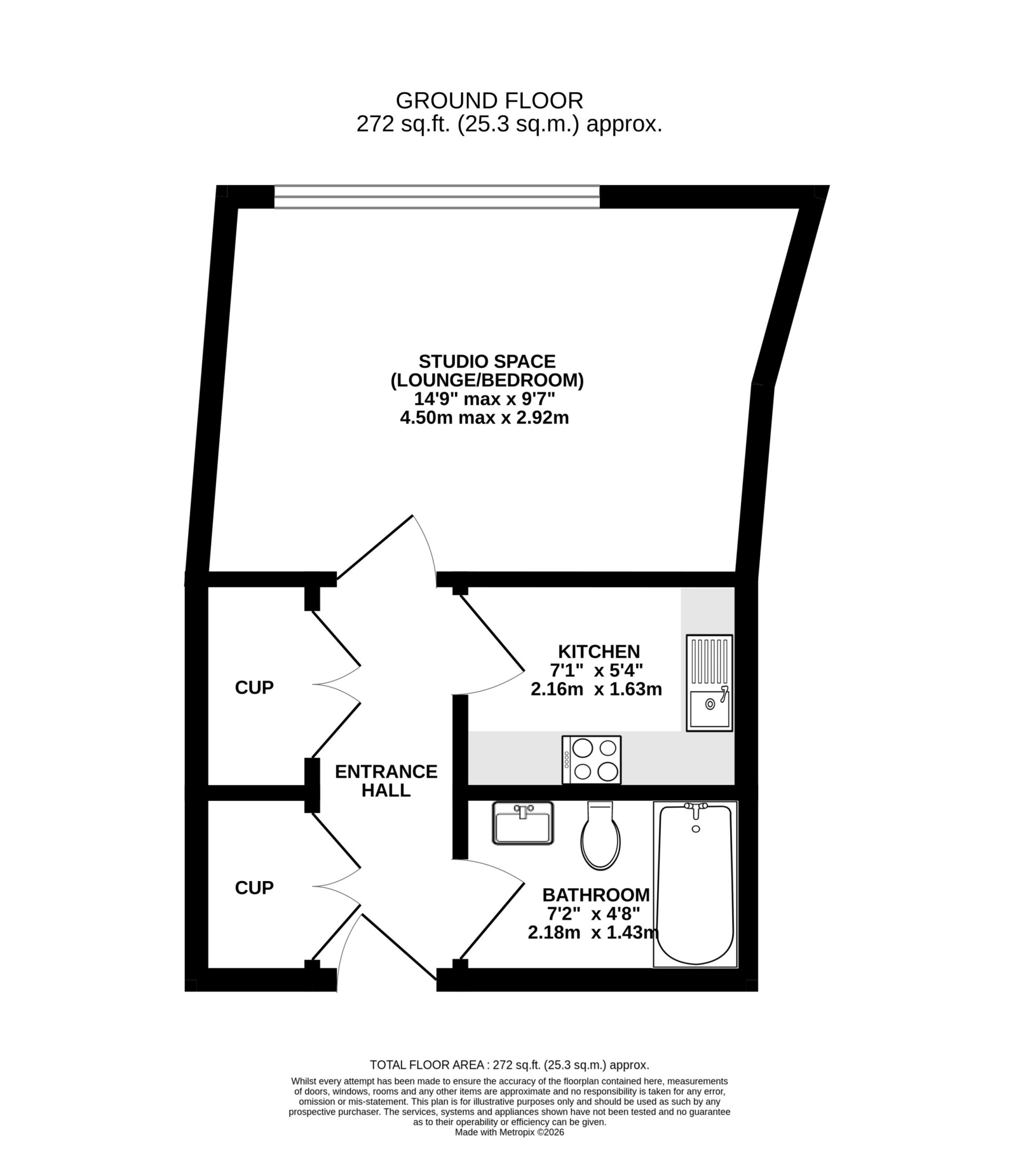 Floorplan - Apt. 27 Spectrum Apartments, Central Promenade, Douglas, IM2 4LL. - Plan 1 of 1