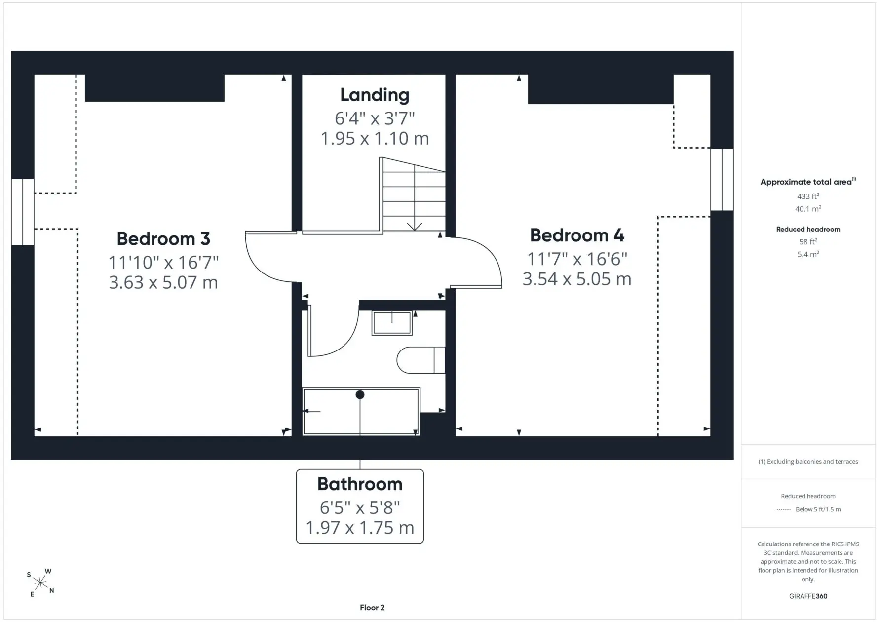 Floorplan - 8 Westbourne Road, Ramsey, Isle Of Man, Isle Of Man, IM8 2EP. - Plan 4 of 4