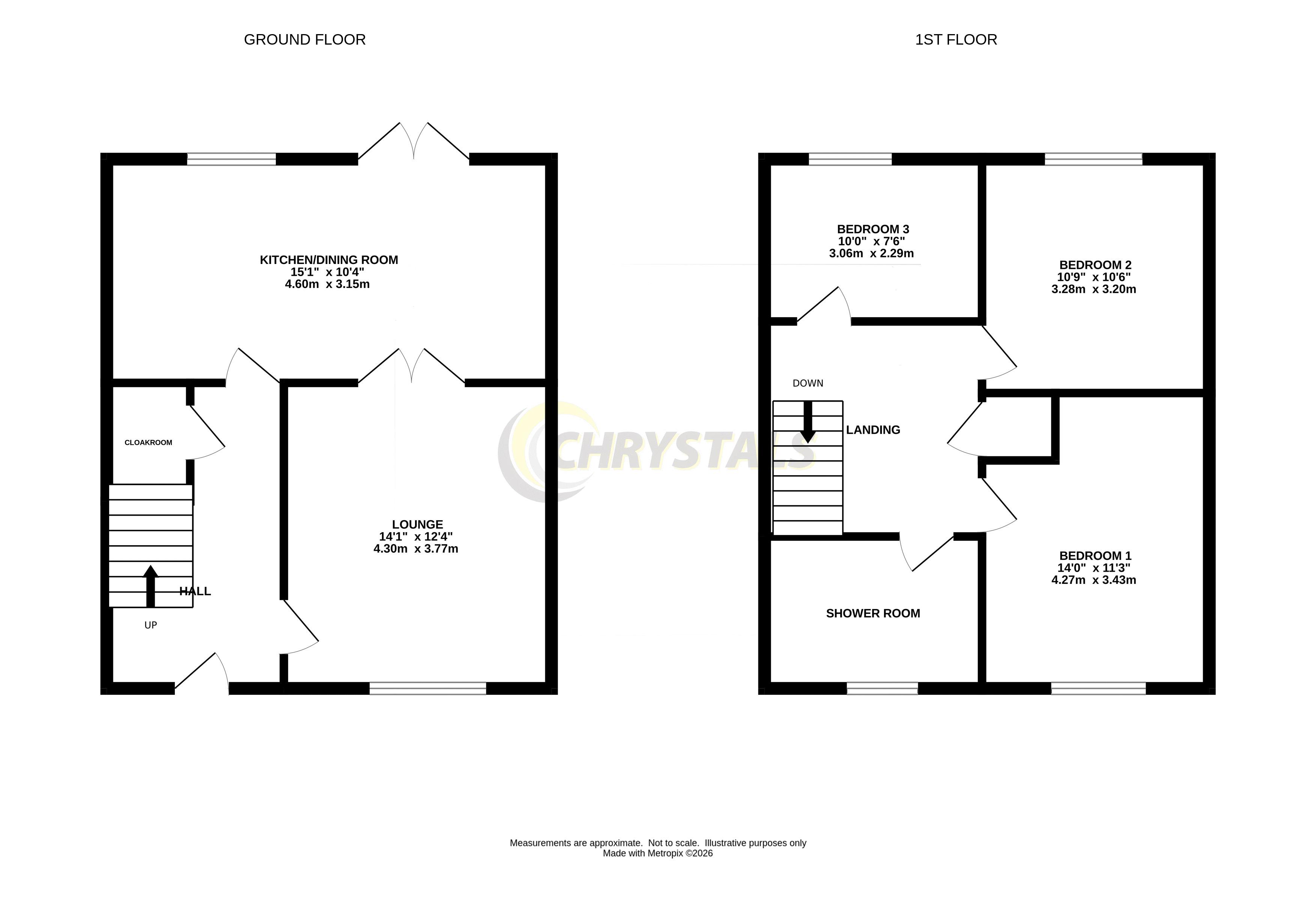Floorplan - 27 Creggan Lea, Port St Mary IM9 5BE. - Plan 1 of 1