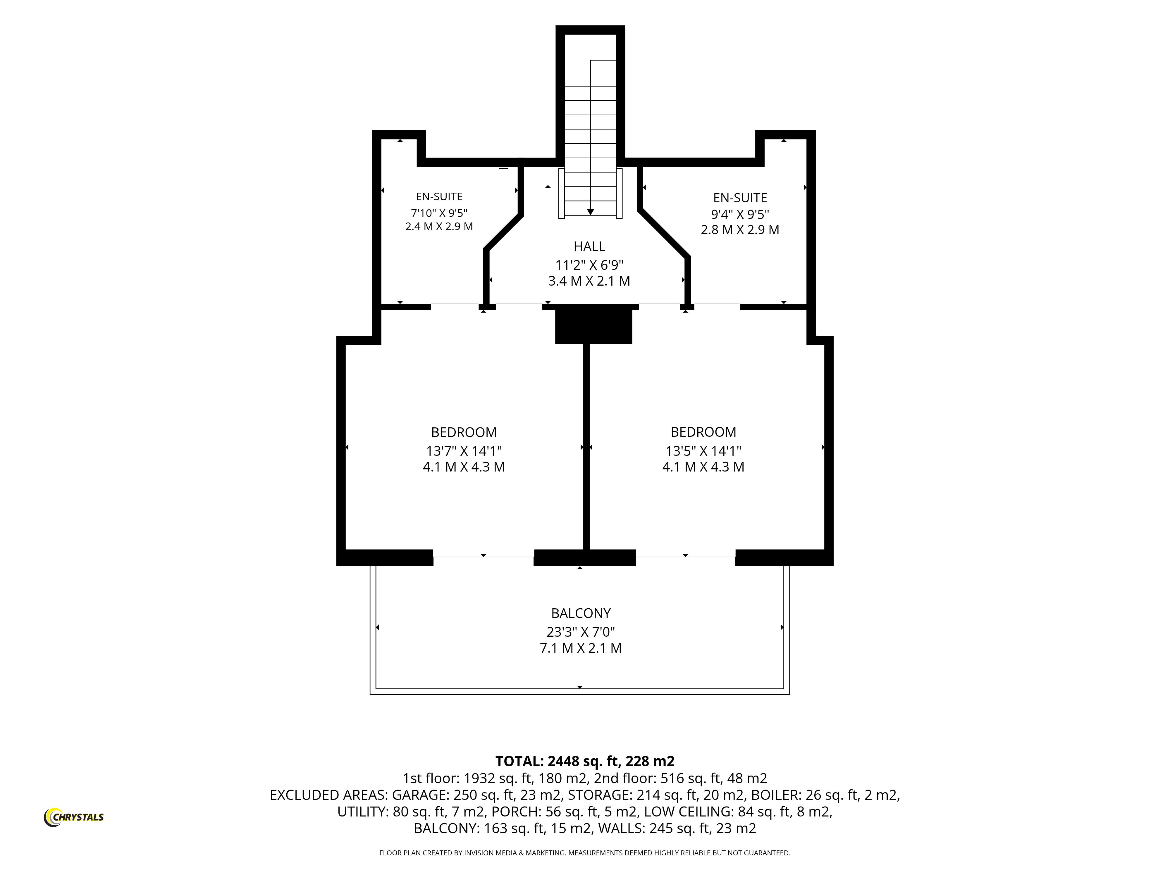 Floorplan - Carrick Bay House, Clifton Road, Port St Mary IM9 5EL. - Plan 2 of 2