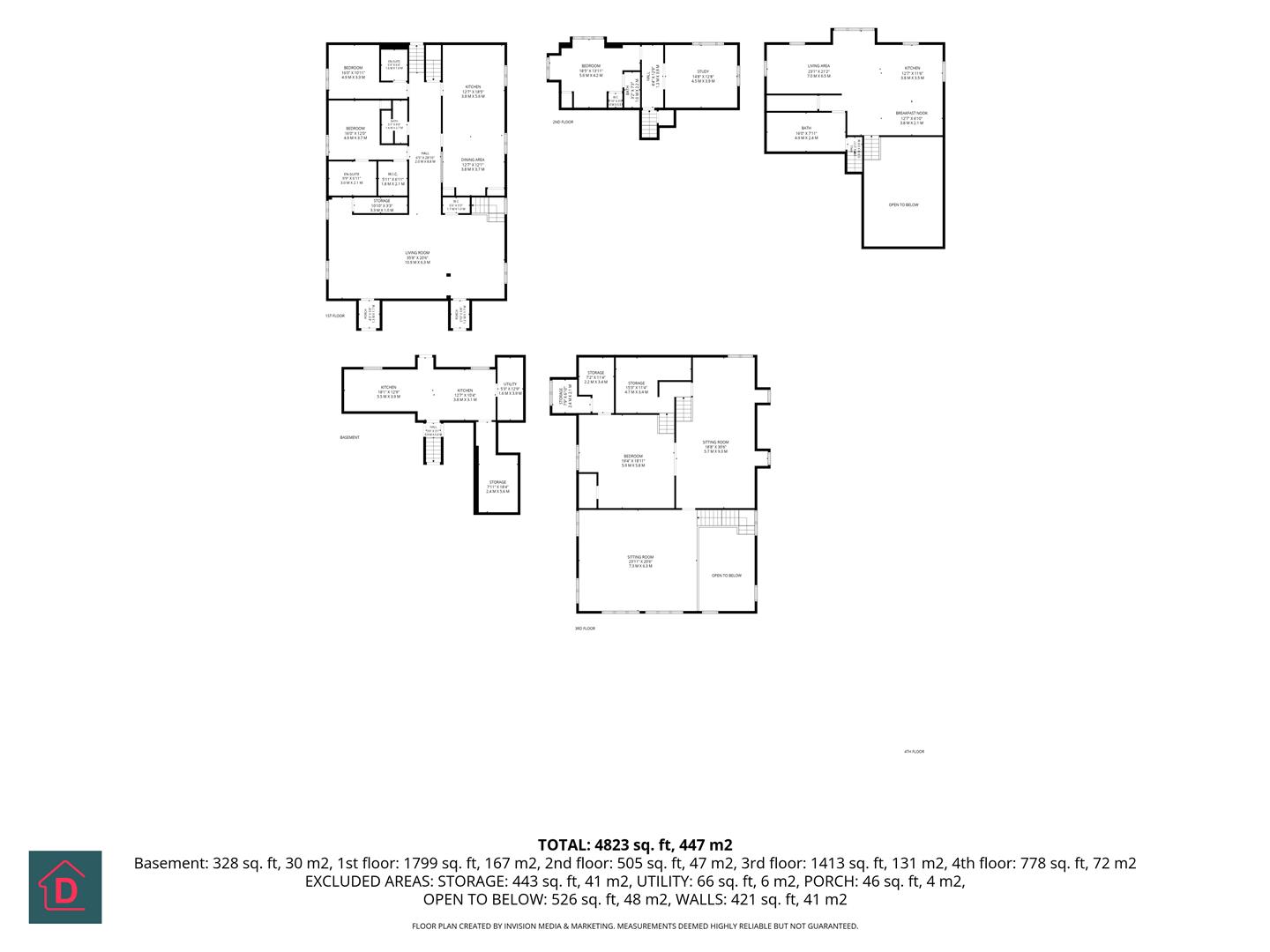 Floorplan - The Old Methodist Chapel, Minorca Hill, Laxey. - Plan 1 of 1