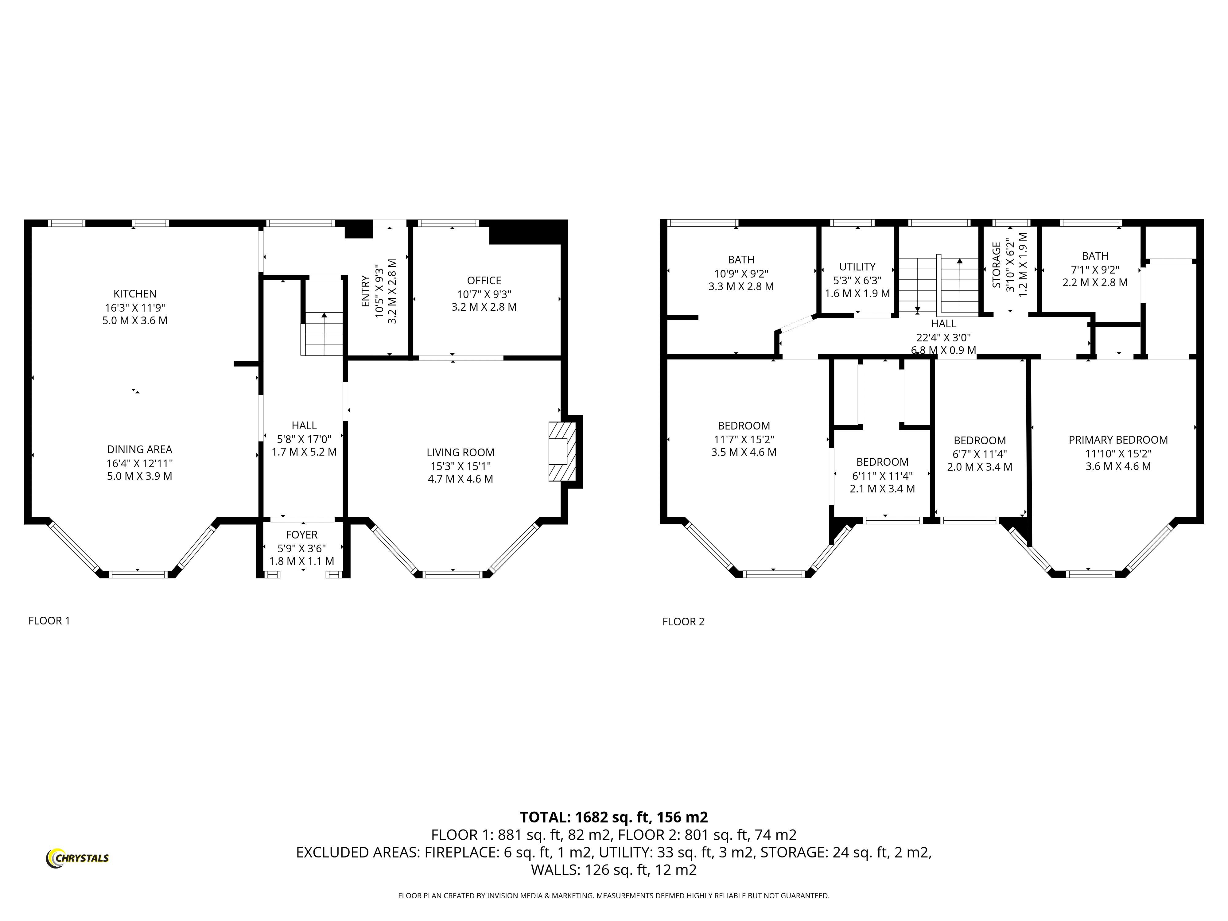 Floorplan - Perth House, 27 Falkland Drive, Onchan IM3 1EG. - Plan 1 of 1