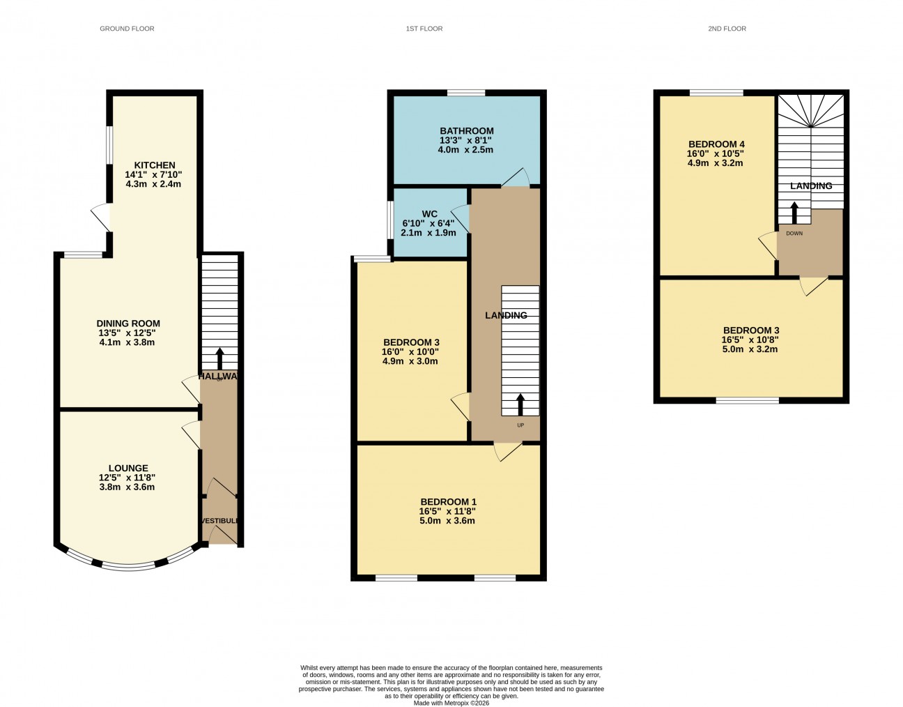 Floorplan - 33, Palatine Road, Douglas, Isle of Man, IM2 3BQ. - Plan 1 of 1