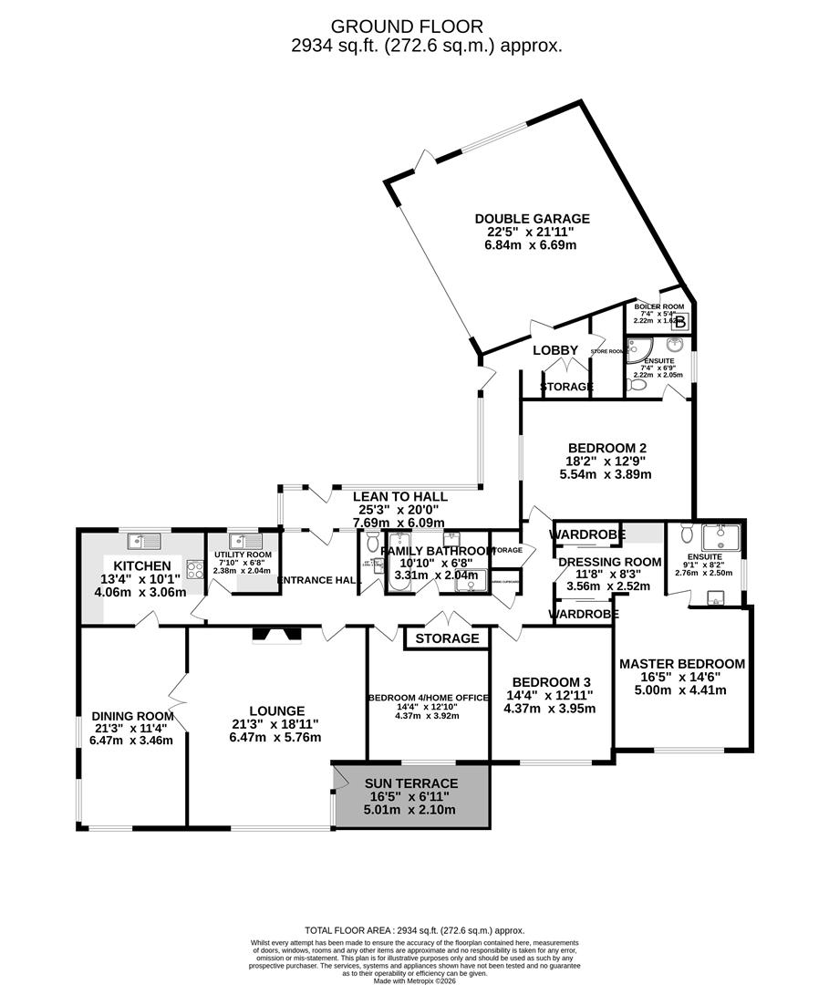 Floorplan - Henmar, 6 Hill Park Ballakillowey, Colby. - Plan 1 of 1