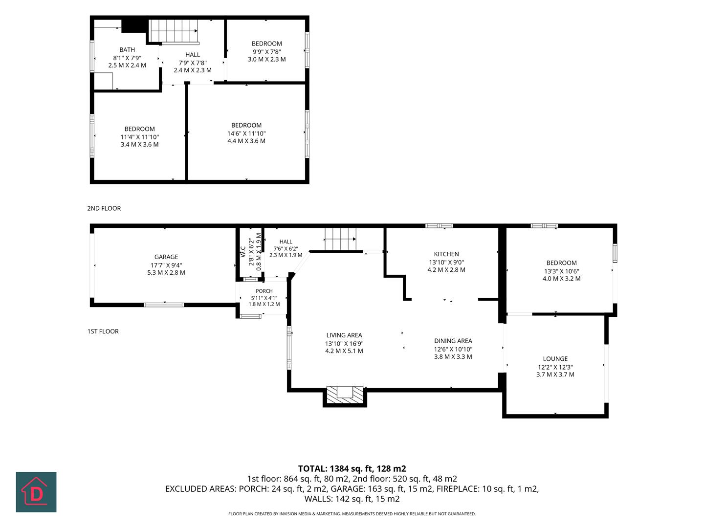 Floorplan - 39 Cherry Walk, Douglas, Isle of Man. - Plan 1 of 1