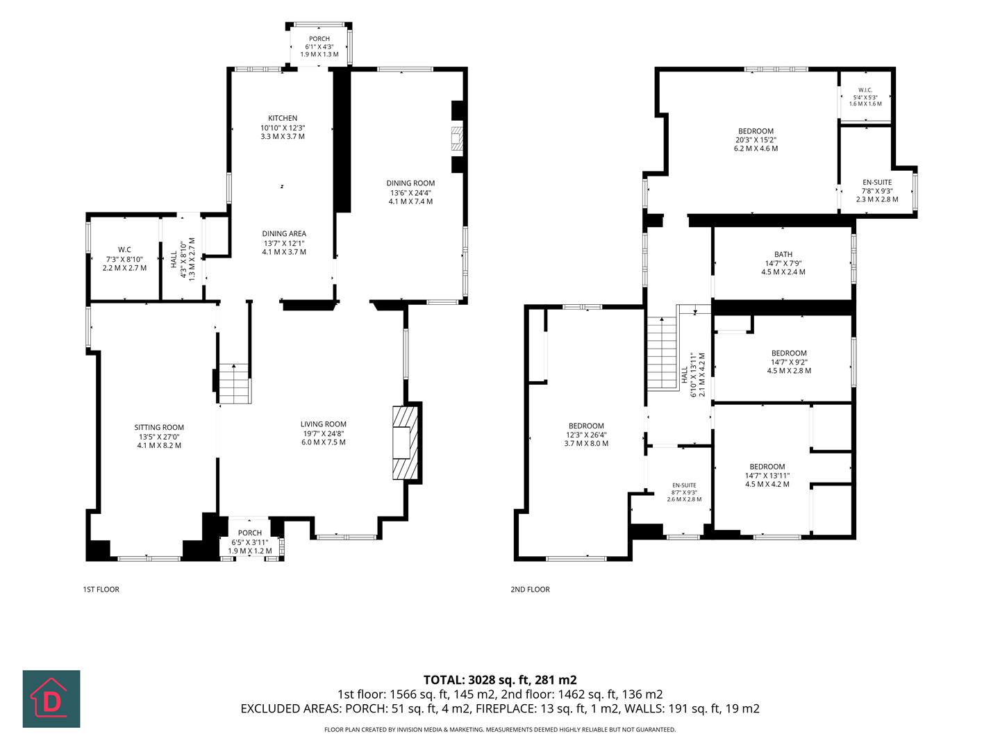 Floorplan - Ballacregga, Vicarage Road, Douglas, Isle of Man. - Plan 1 of 2