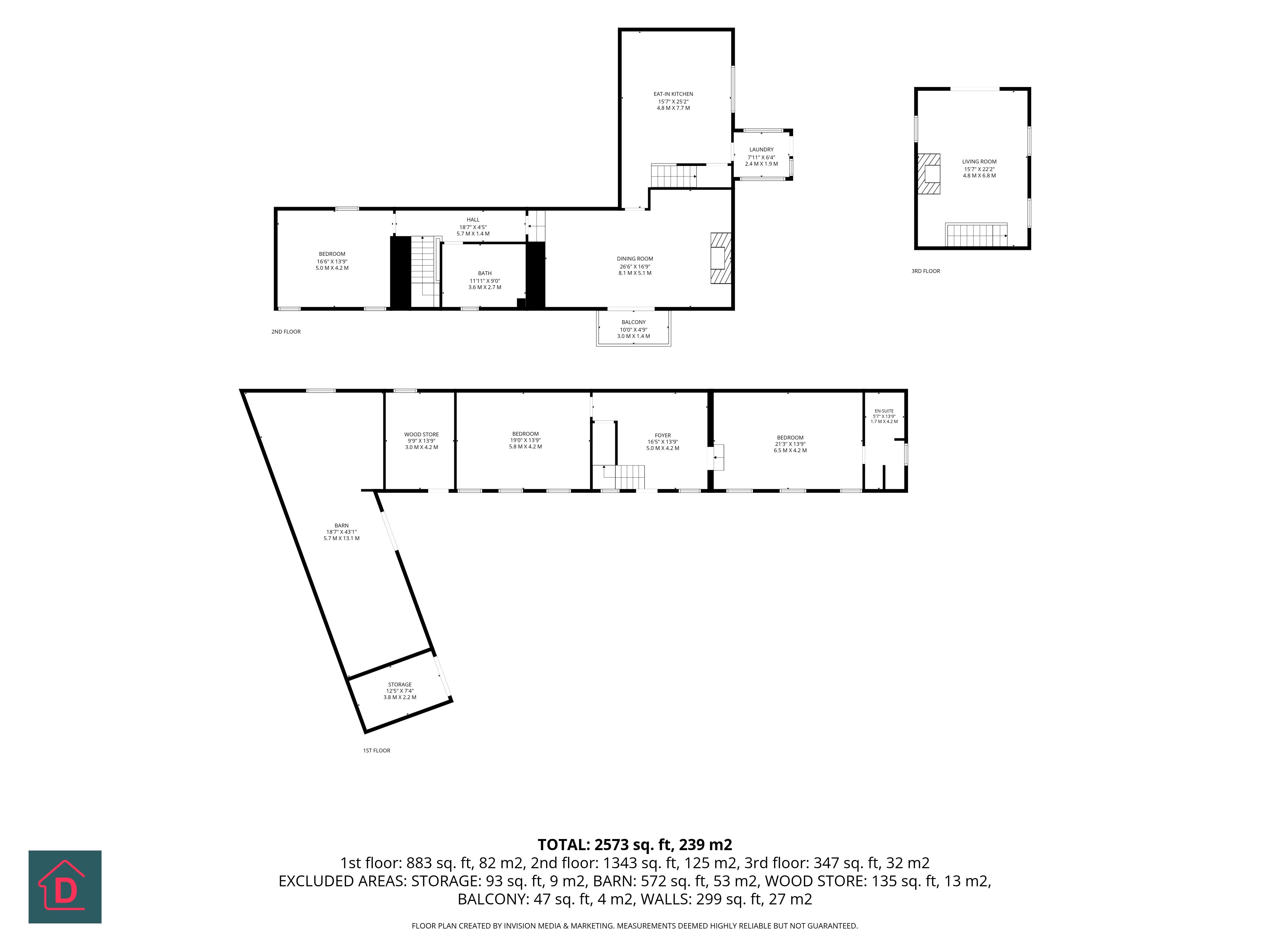 Floorplan - Ballacregga, Vicarage Road, Douglas IM4 2AE. - Plan 2 of 2