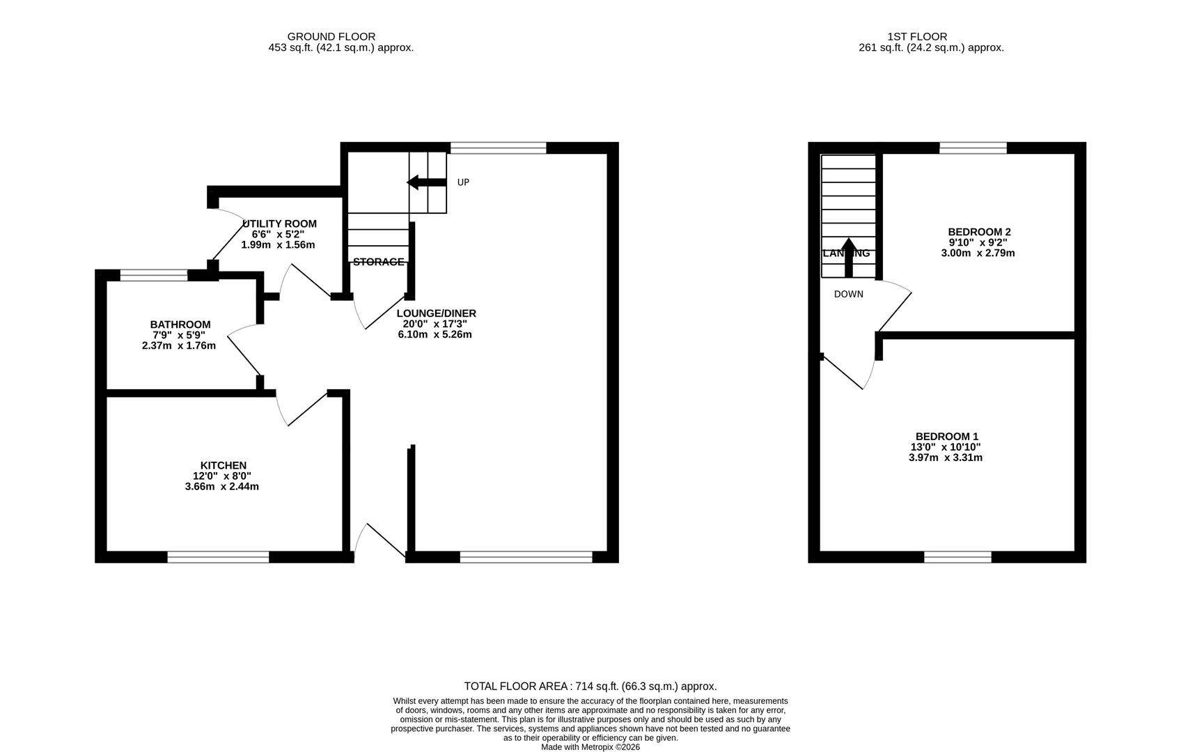 Floorplan - Valdron House, Ballagawne Road Colby. - Plan 1 of 1