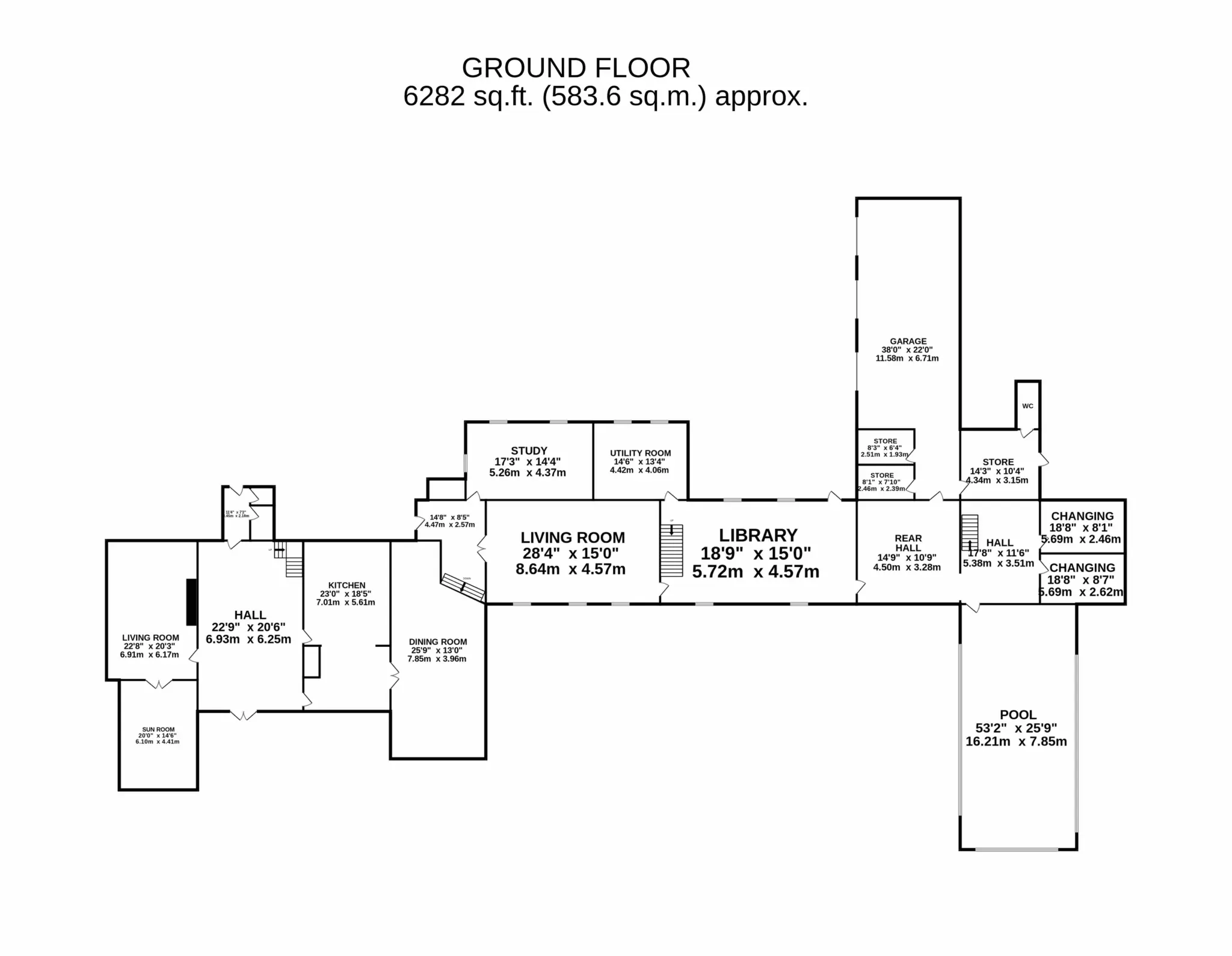 Floorplan - Ballaoates Farm, Glen Road, Colby. - Plan 1 of 2
