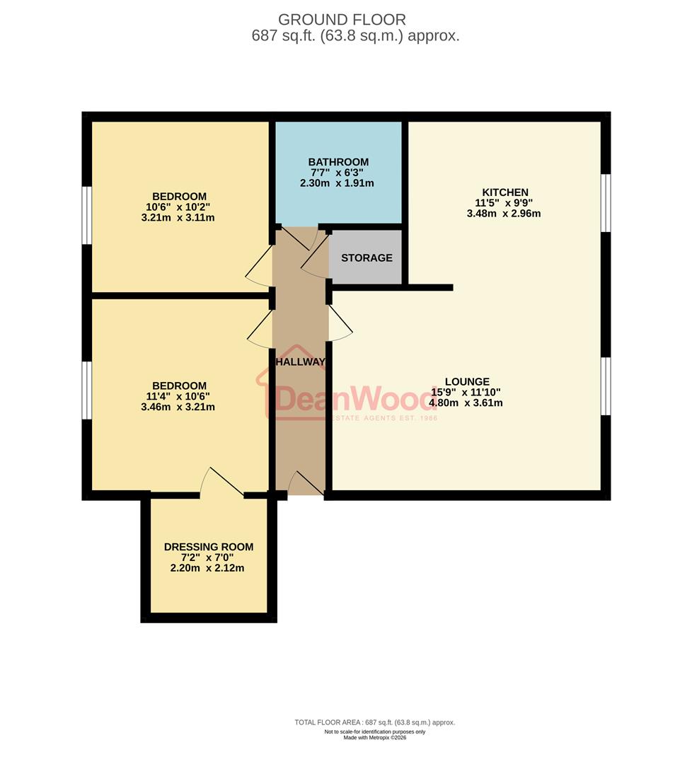 Floorplan - 8 Magher Breek, Peel. - Plan 1 of 1