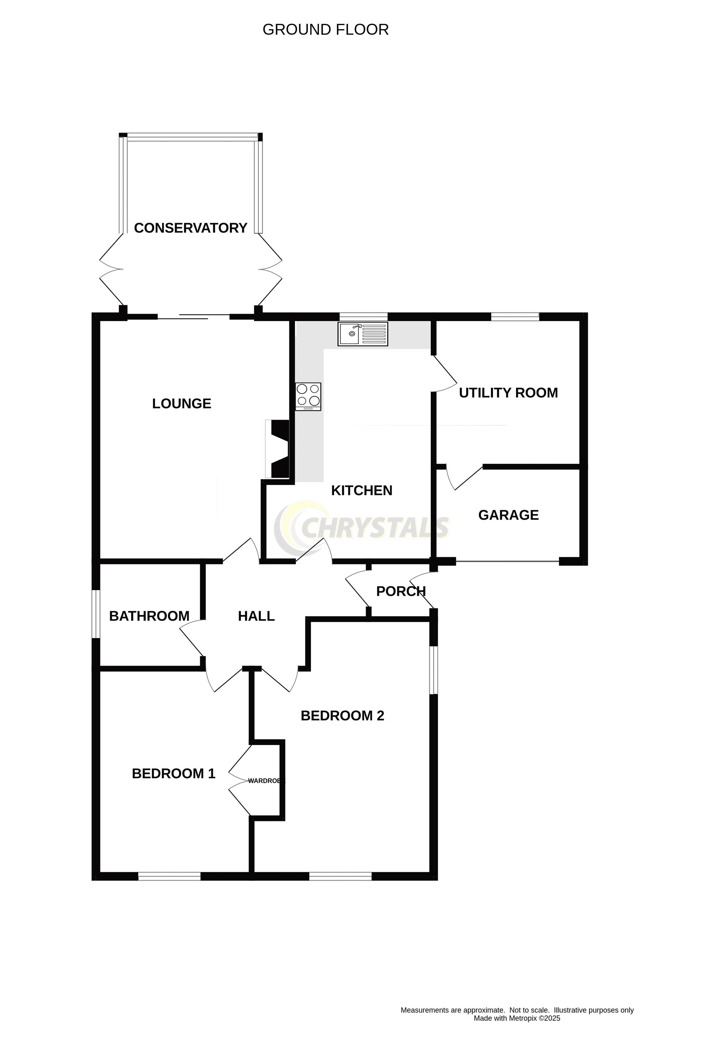 Floorplan - 11 The Meadows, Kirk Michael IM6 1EU. - Plan 1 of 1