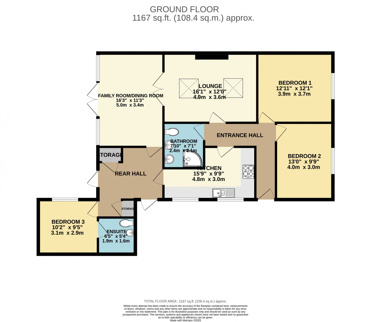 Floorplan - 23, Hillberry Meadows, Douglas, IM2 7BJ. - Plan 1 of 1