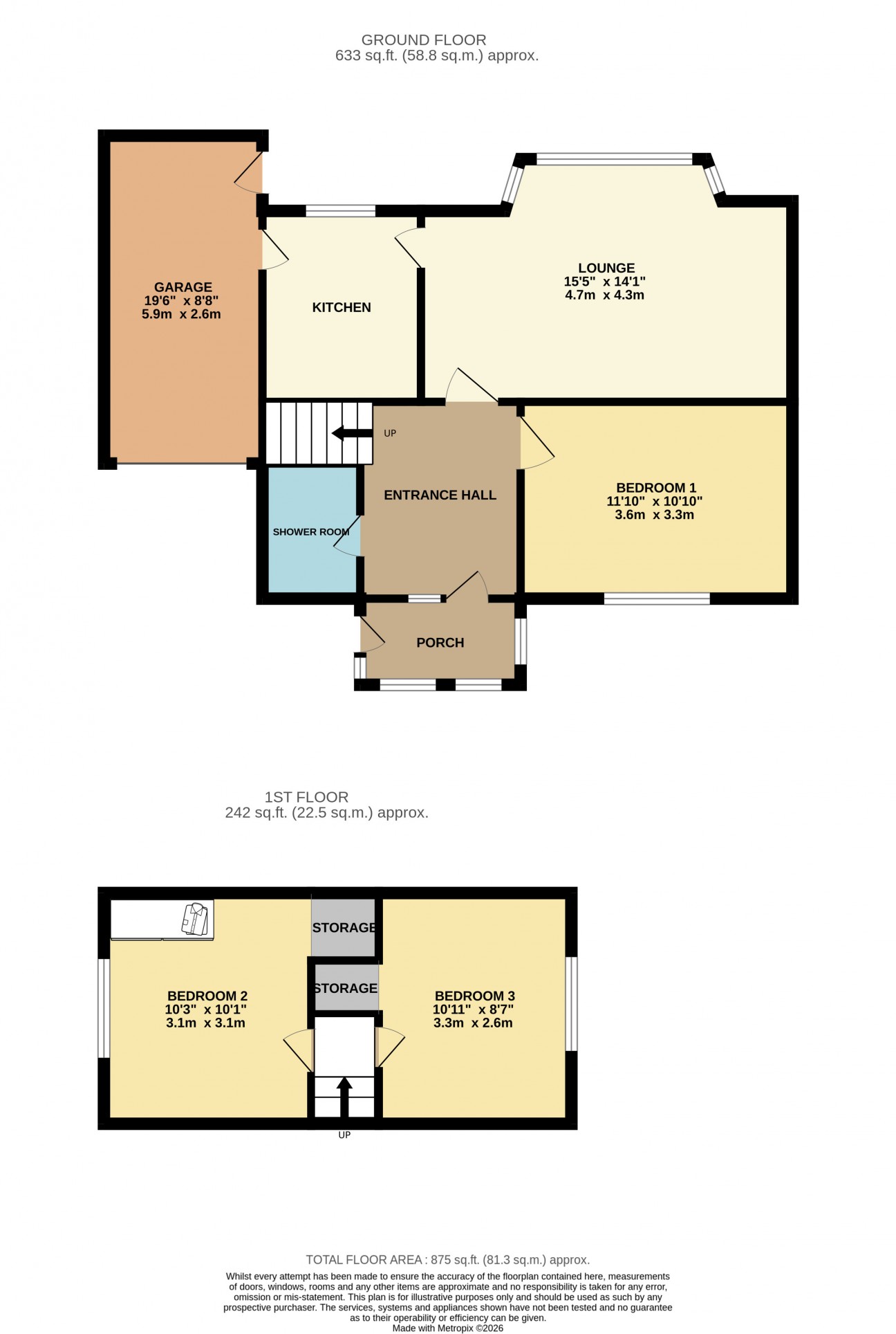 Floorplan - 40, Mount View Road, Onchan, IM3 4BT. - Plan 1 of 1