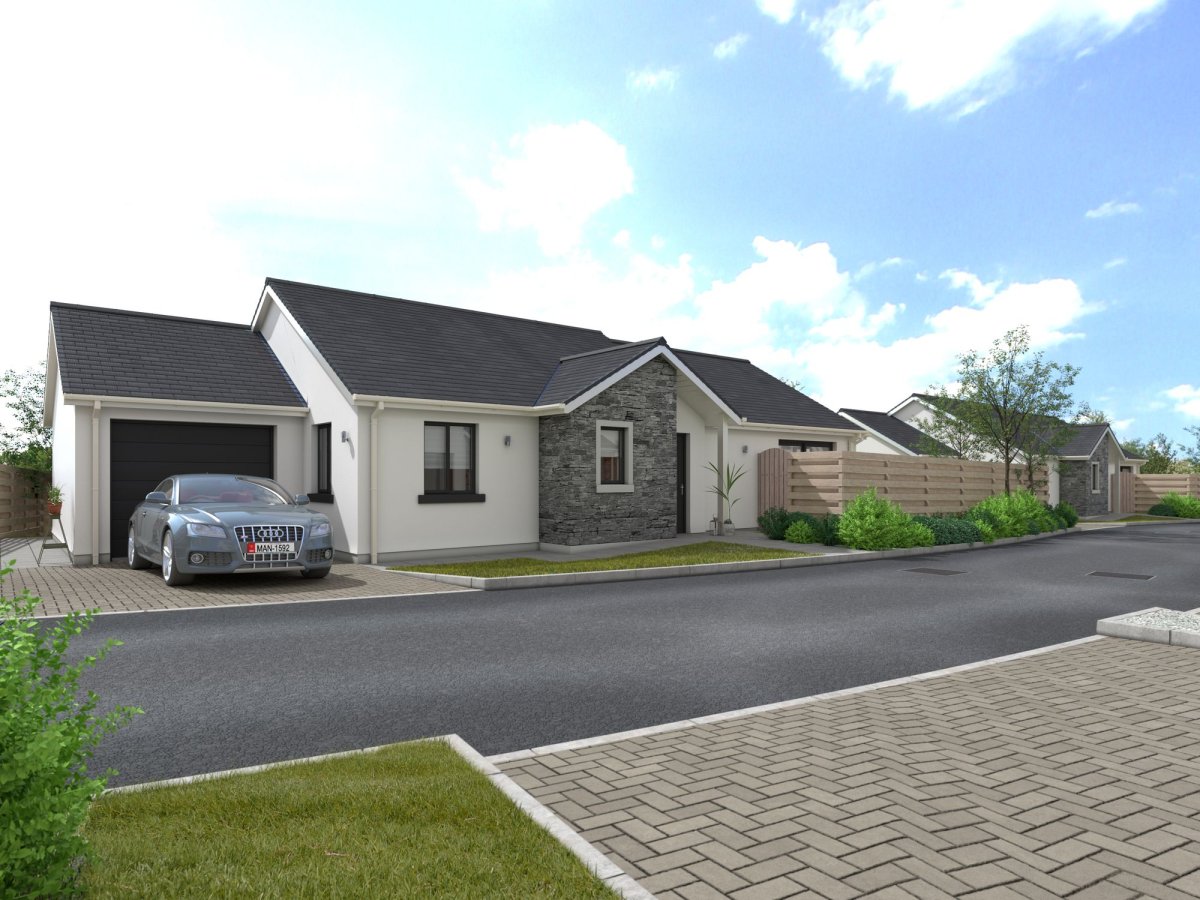 3 bed detached bungalow for sale in Plot 31 Oatlands Andreas.